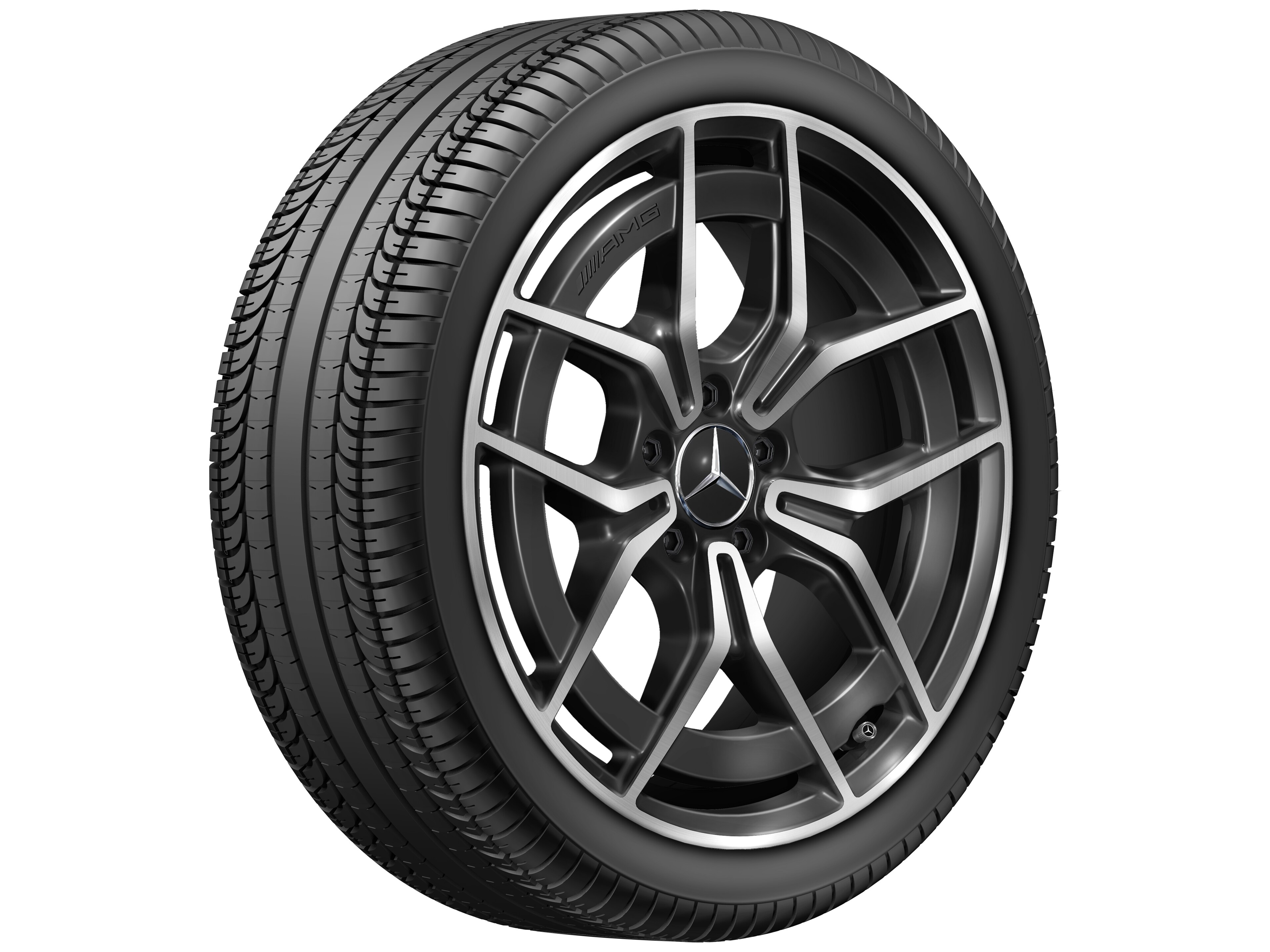 Janta aliaj Mercedes-AMG 5-twin-spoke 5x112 7,5 J x 19 ET 40 C-Class W206, S206, V206