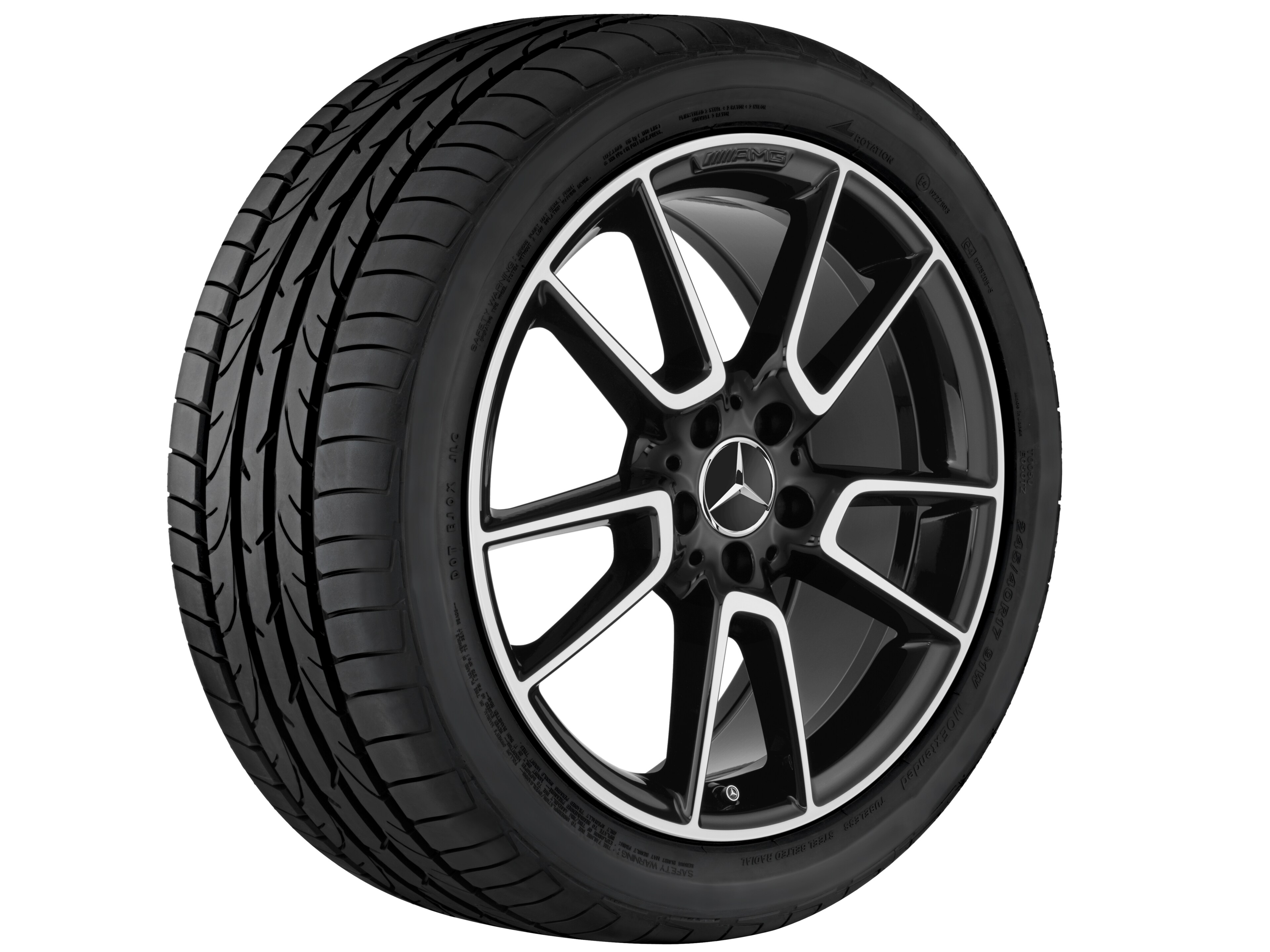 Janta aliaj Mercedes-AMG 5-twin-spoke 5x112 7,5 J x 19 ET 44 C-Class W205, A205, S205, C205