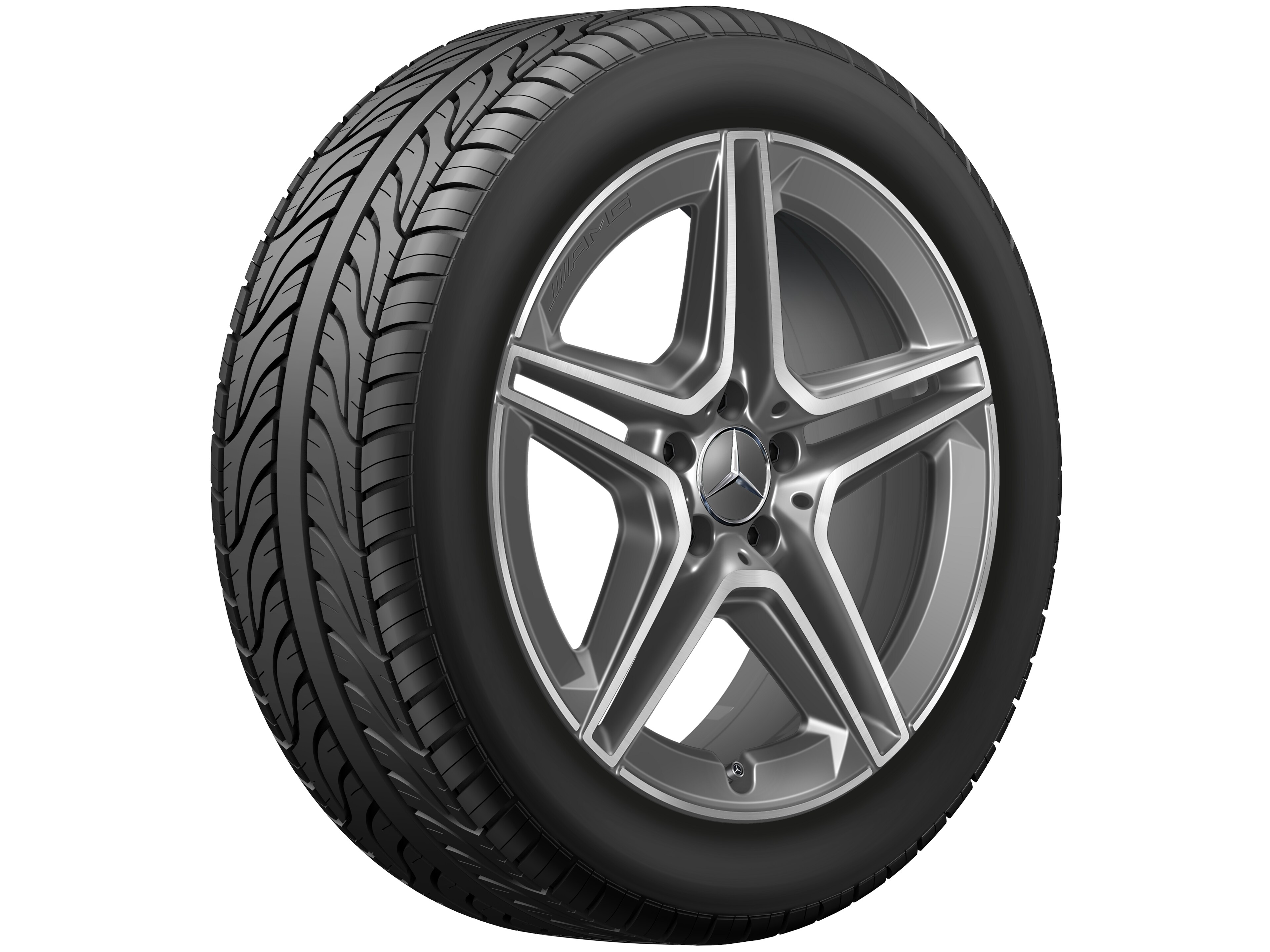 Janta aliaj Mercedes-AMG 5-twin-spoke 5x112 7,5 J x 19 ET 53 GLA, GLB H247, X247