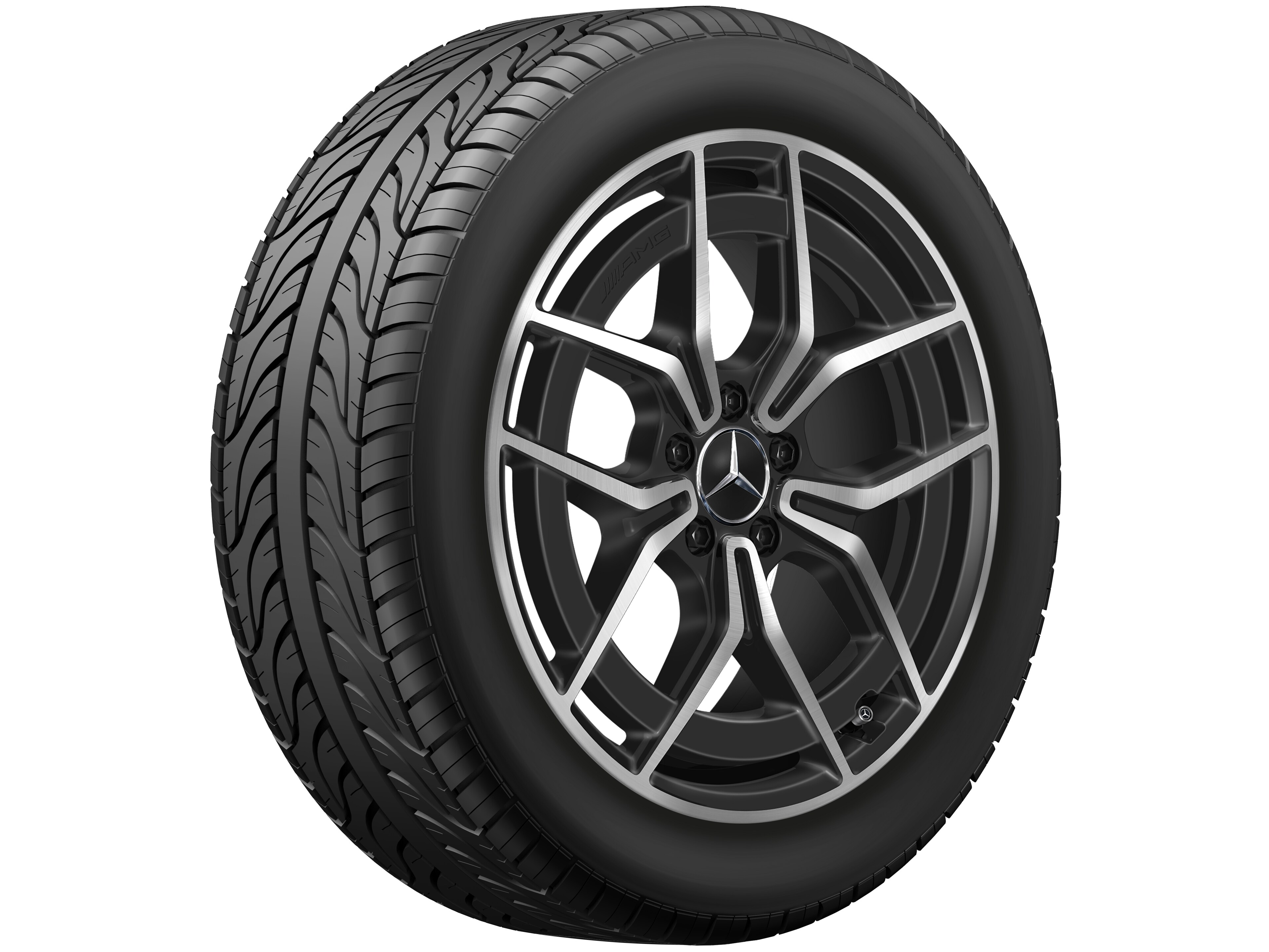 Janta aliaj Mercedes-AMG 5-twin-spoke 5x112 7,5 J x 19 ET 53,5 EQA, EQB H243, X243