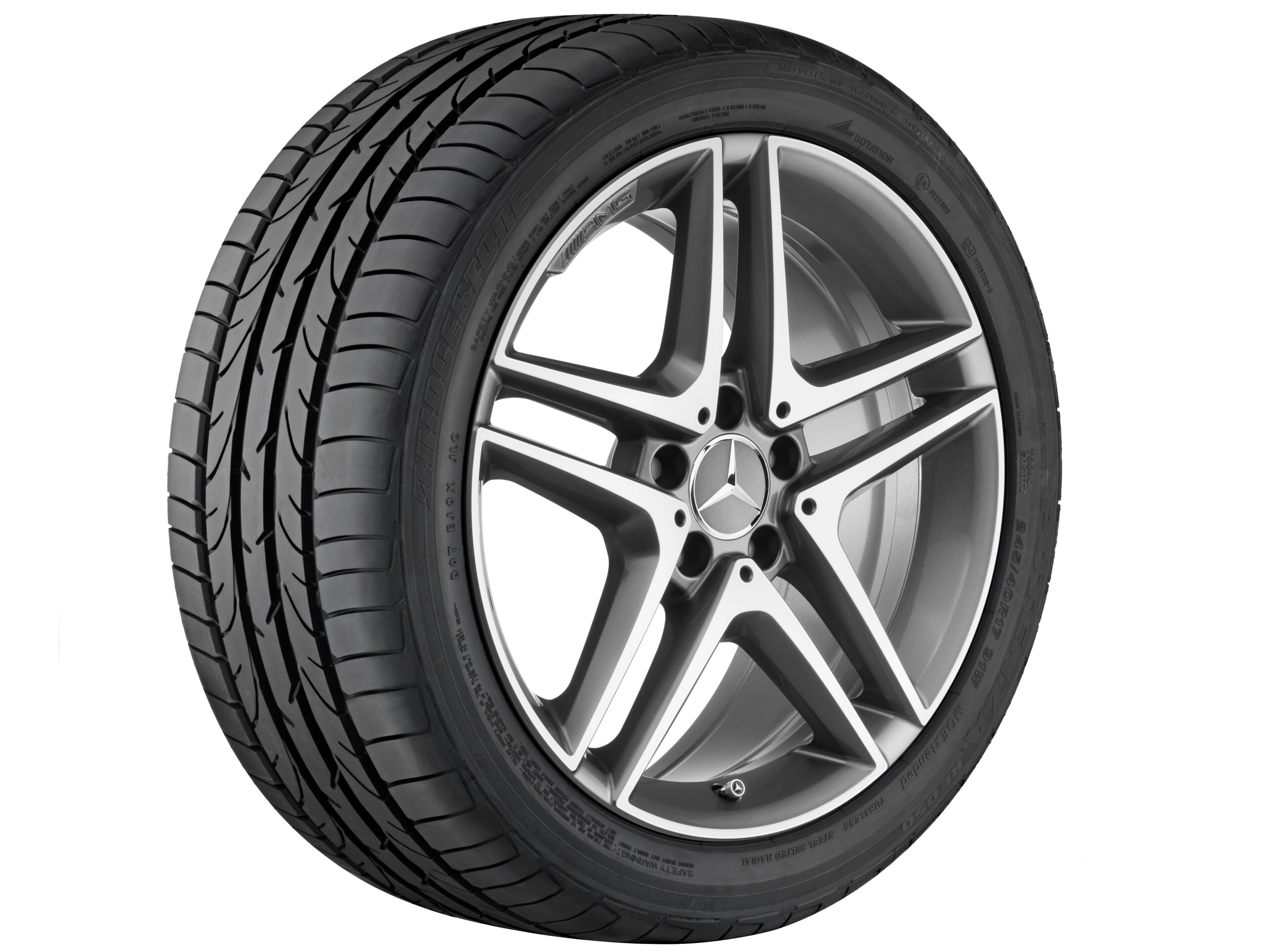 Janta aliaj Mercedes-AMG 5-twin-spoke 5x112 8 J x 18 ET 48 A-Class, B-Class, CLA W176, C117, W246