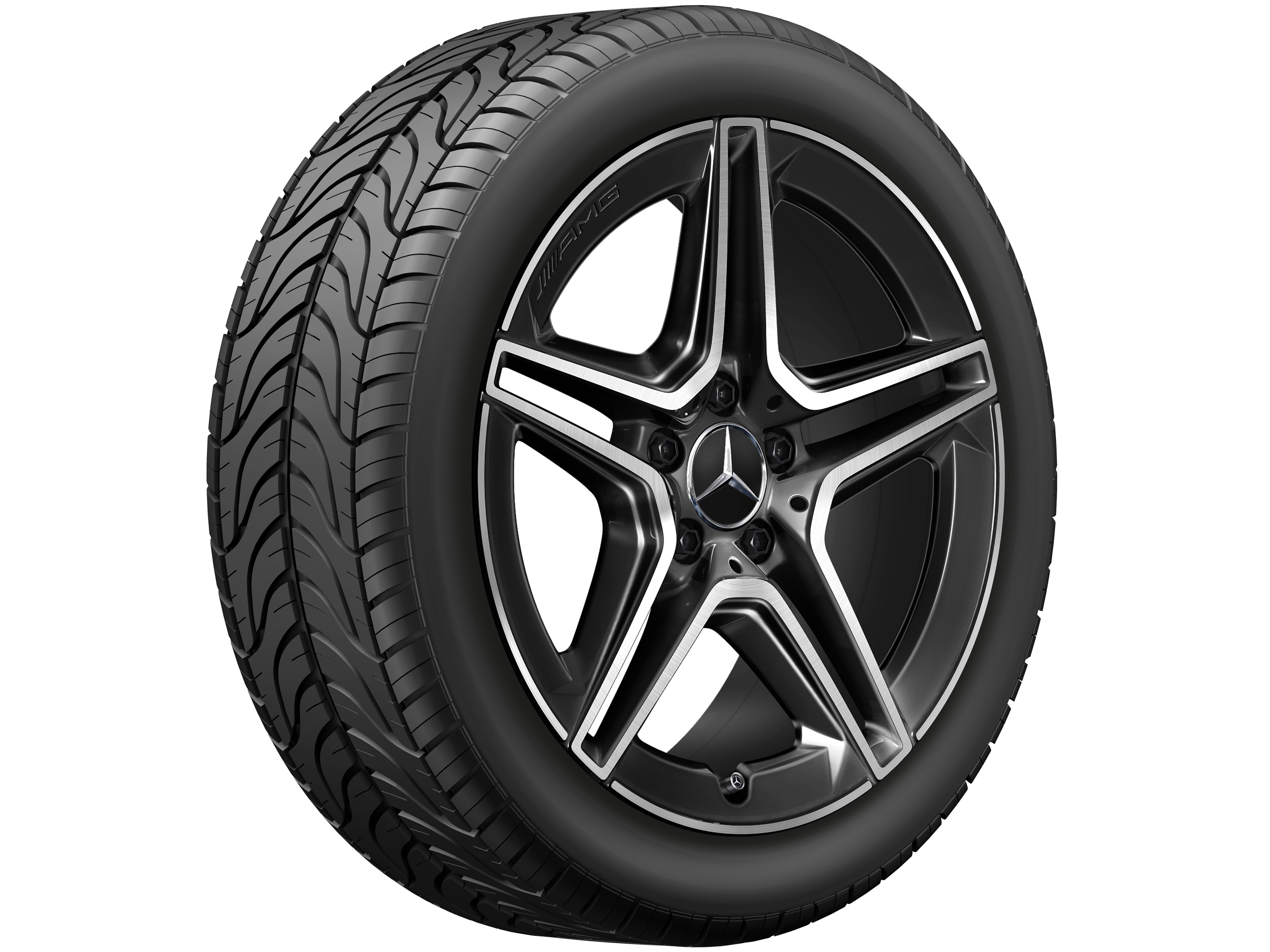 Janta aliaj Mercedes-AMG 5-twin-spoke 5x112 8 J x 18 ET 49 A-Class, B-Class, CLA W177, C118, H247