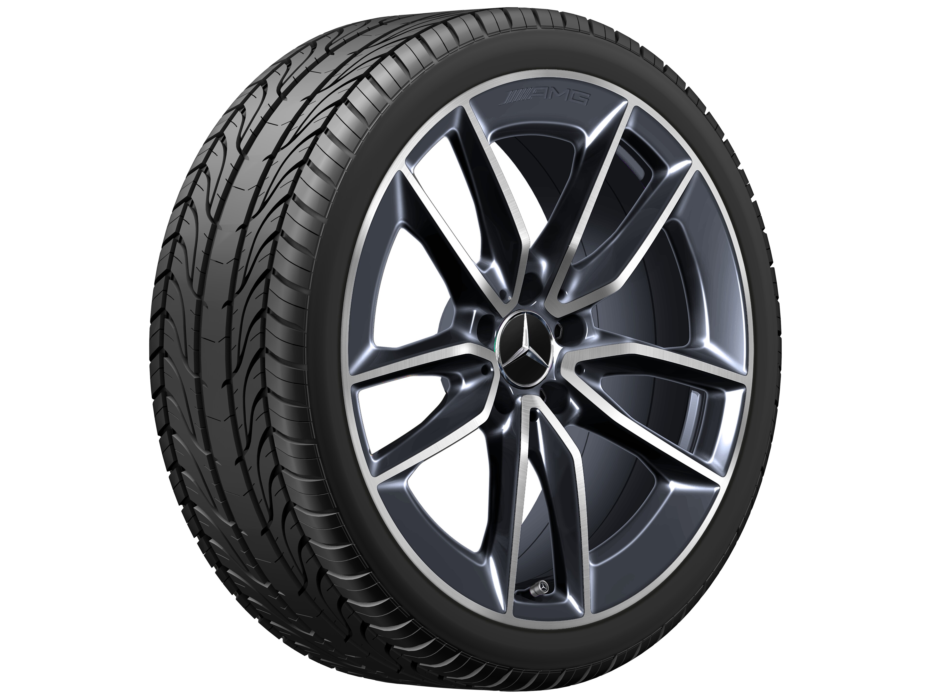 Janta aliaj Mercedes-AMG 5-twin-spoke 5x112 8 J x 19 ET 49 GLA, GLB H247, X247