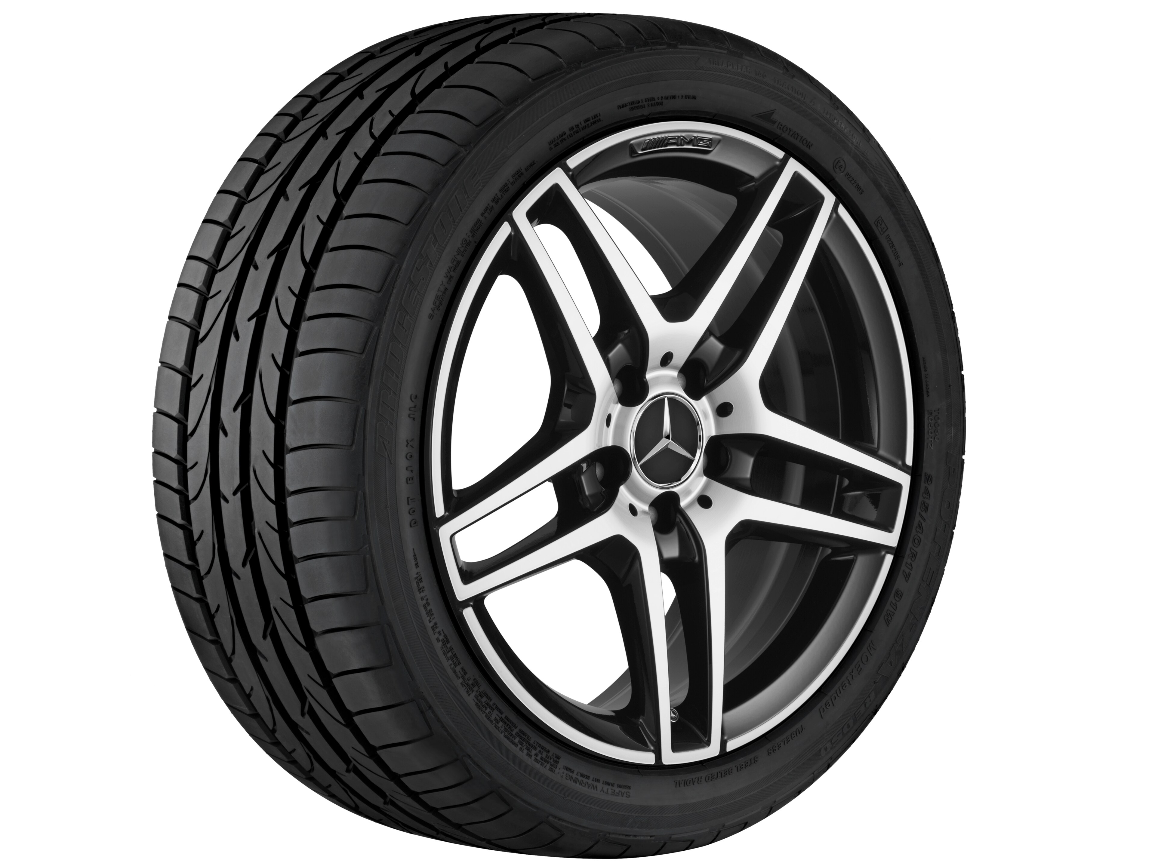 Janta aliaj Mercedes-AMG 5-twin-spoke 5x112 8,5 J x 18 ET 48 E-Class W212, S212, V212