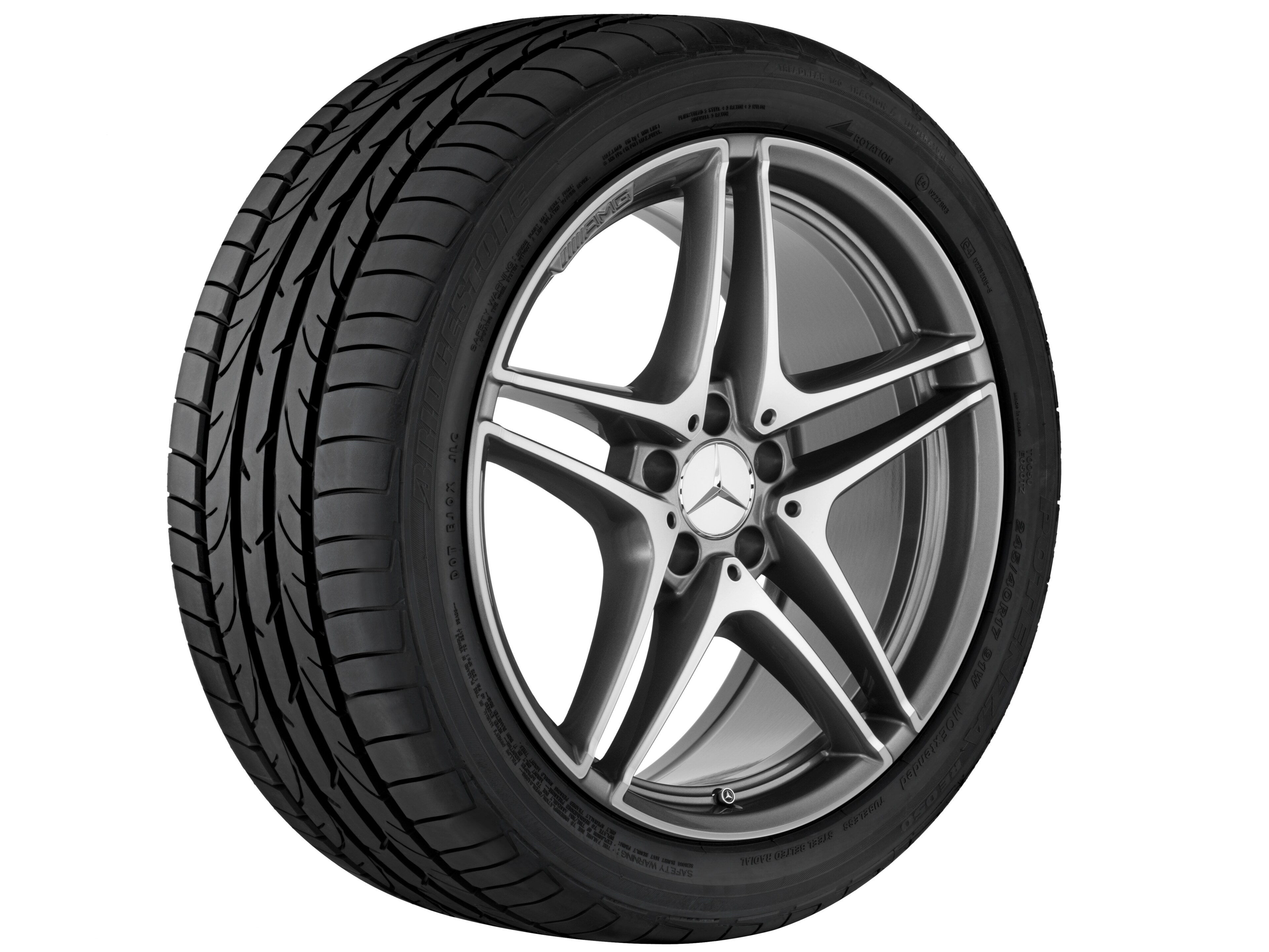 Janta aliaj Mercedes-AMG 5-twin-spoke 5x112 8,5 J x 19 ET 38 C-Class W205, A205, S205, C205