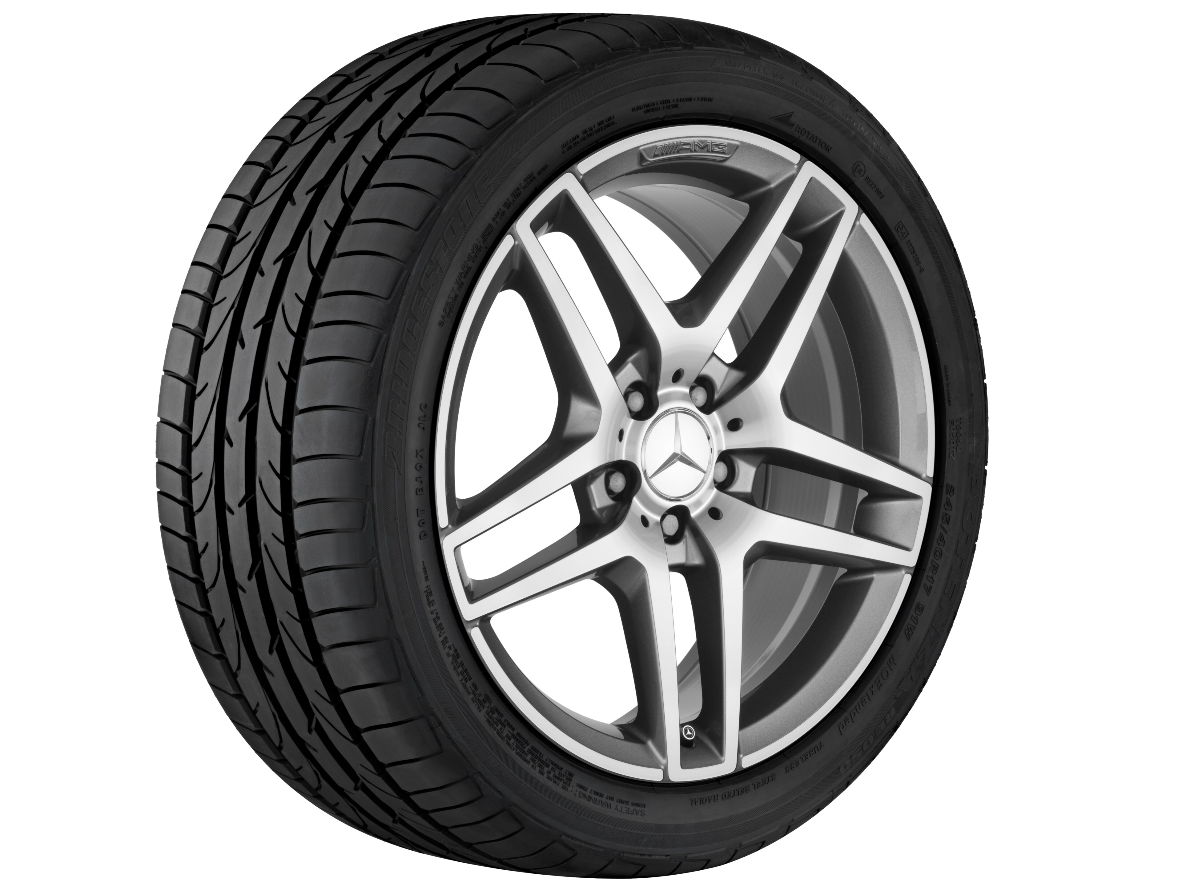 Janta aliaj Mercedes-AMG 5-twin-spoke 5x112 8,5 J x 19 ET 38 S-Class W222, V222, C217, A217