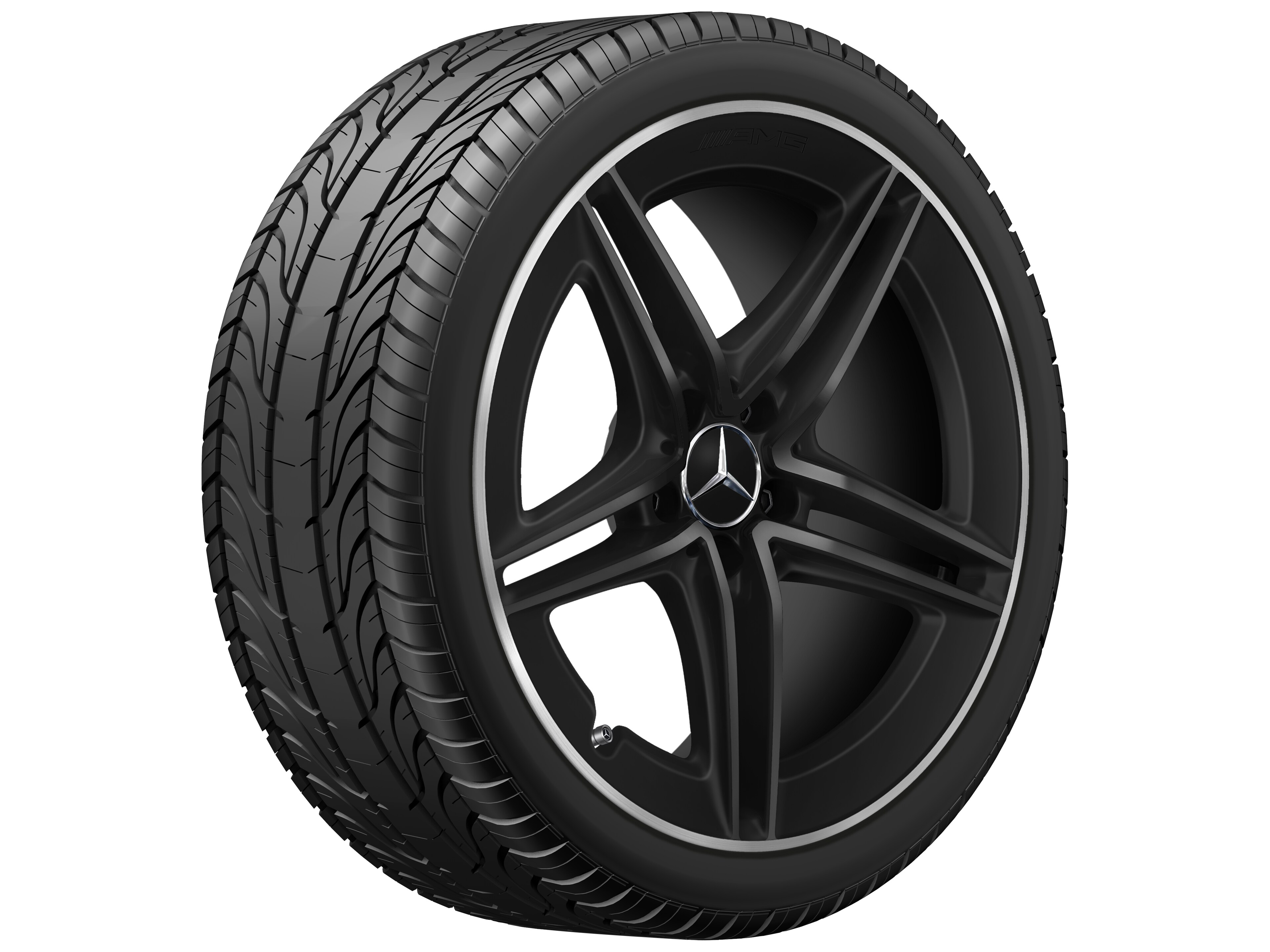 Janta aliaj Mercedes-AMG 5-twin-spoke 5x112 8,5 J x 19 ET 46 A-Class, B-Class, CLA W177, W247, C118, X118