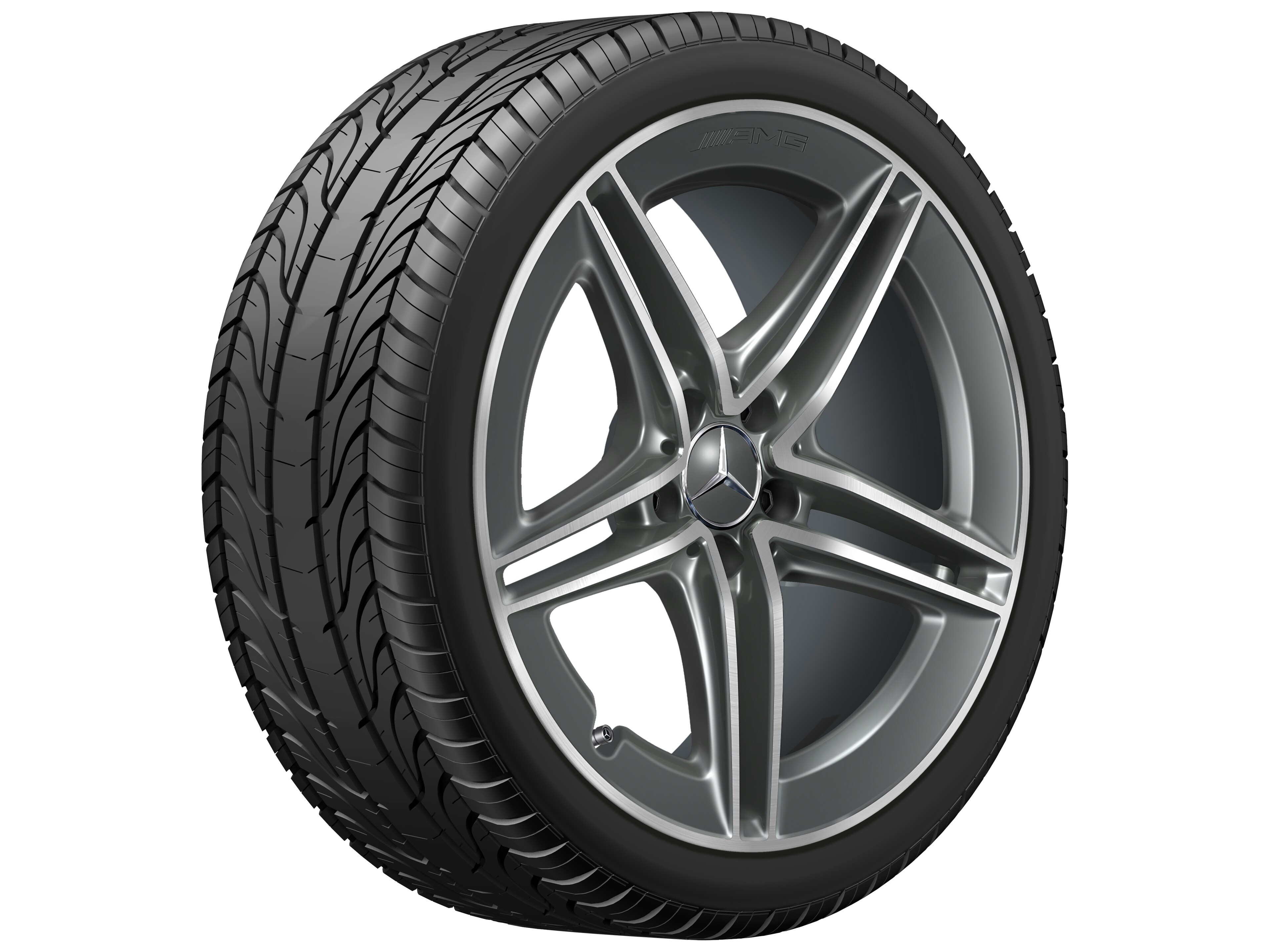 Janta aliaj Mercedes-AMG 5-twin-spoke 5x112 8,5 J x 19 ET 46 A-Class, B-Class, CLA W177, W247, C118, X118