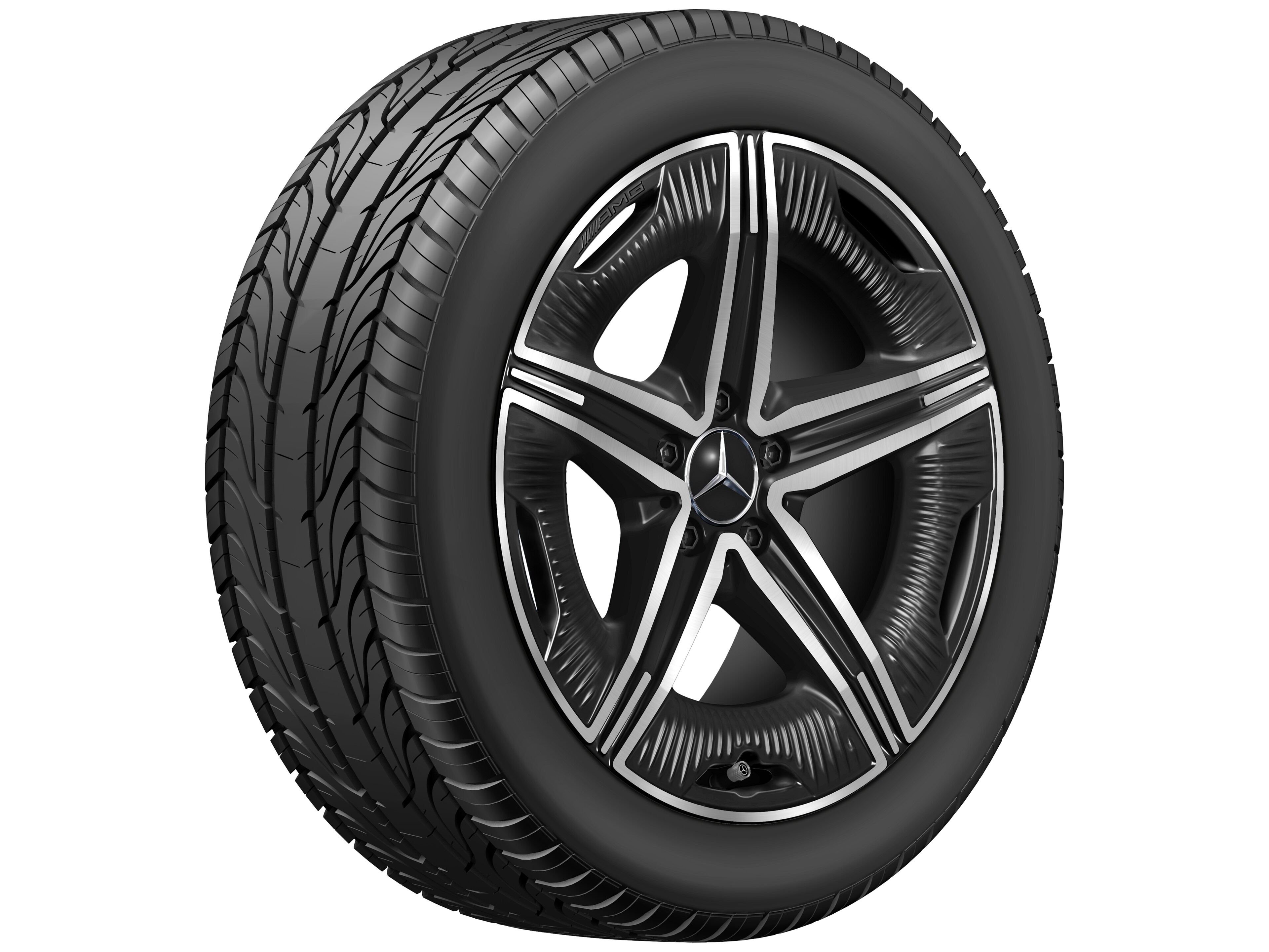 Janta aliaj Mercedes-AMG 5-twin-spoke 5x112 8,5 J x 19 ET 47,5 EQE V295