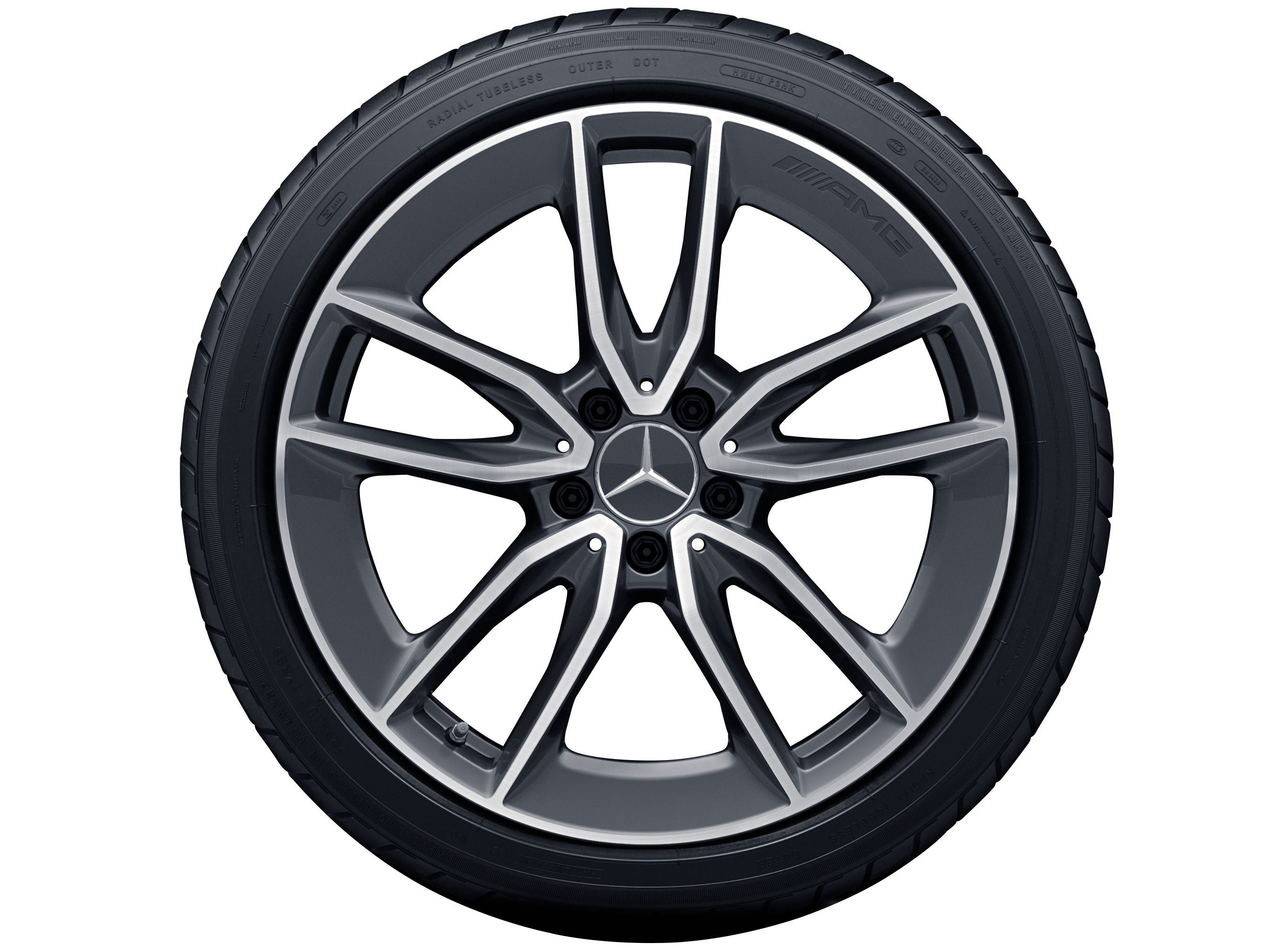 Janta aliaj Mercedes-AMG 5-twin-spoke 5x112 8,5 J x 19 ET 52 C-Class W205, A205, S205, C205