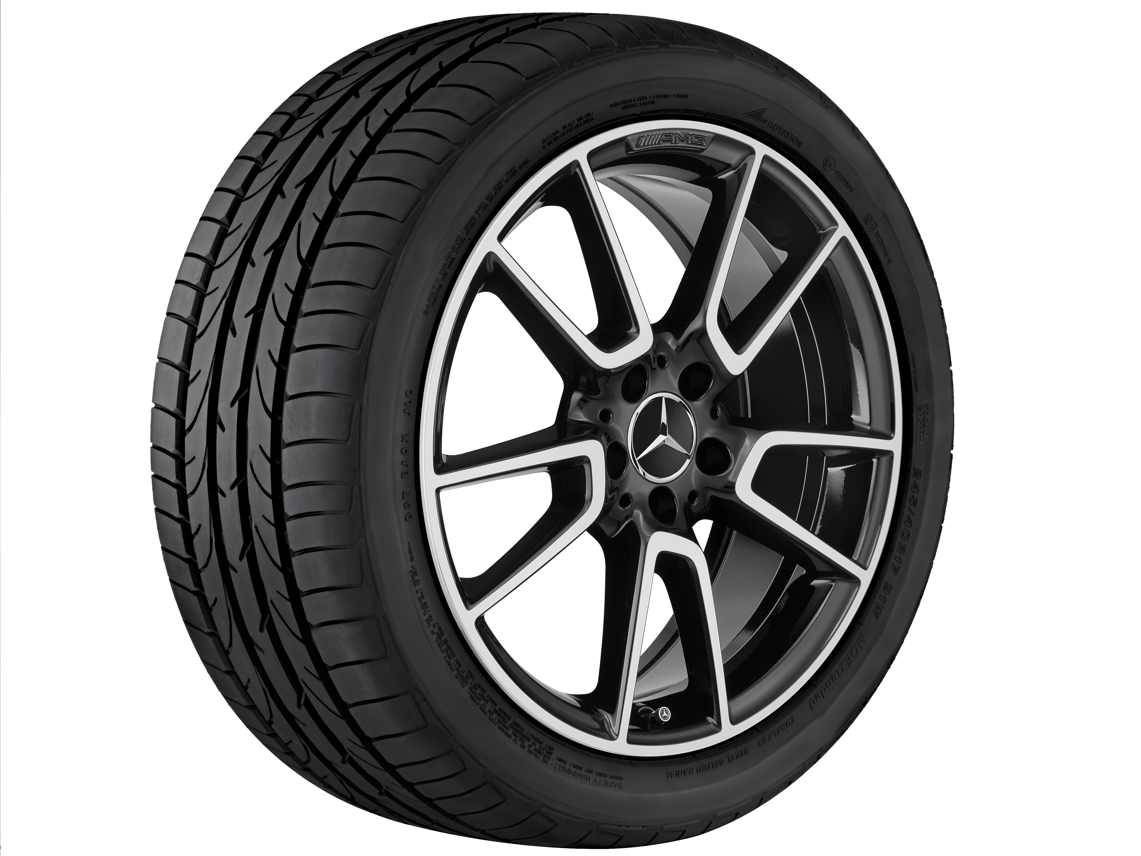 Janta aliaj Mercedes-AMG 5-twin-spoke 5x112 8,5 J x 19 ET 52 C-Class W205, A205, S205, C205