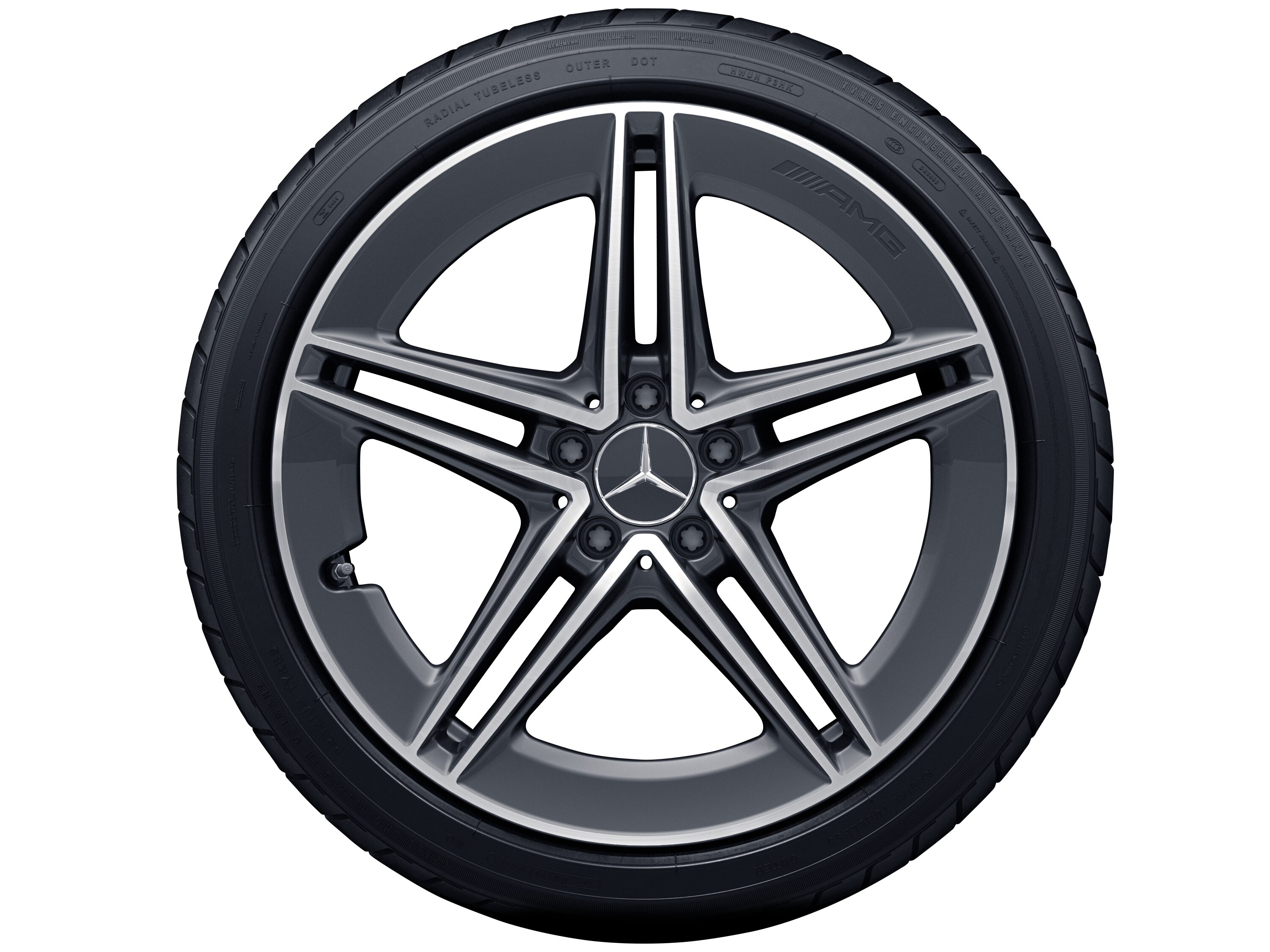 Janta aliaj Mercedes-AMG 5-twin-spoke 5x112 9,5 J x 19 ET 56 C-Class W205, A205, S205, C205