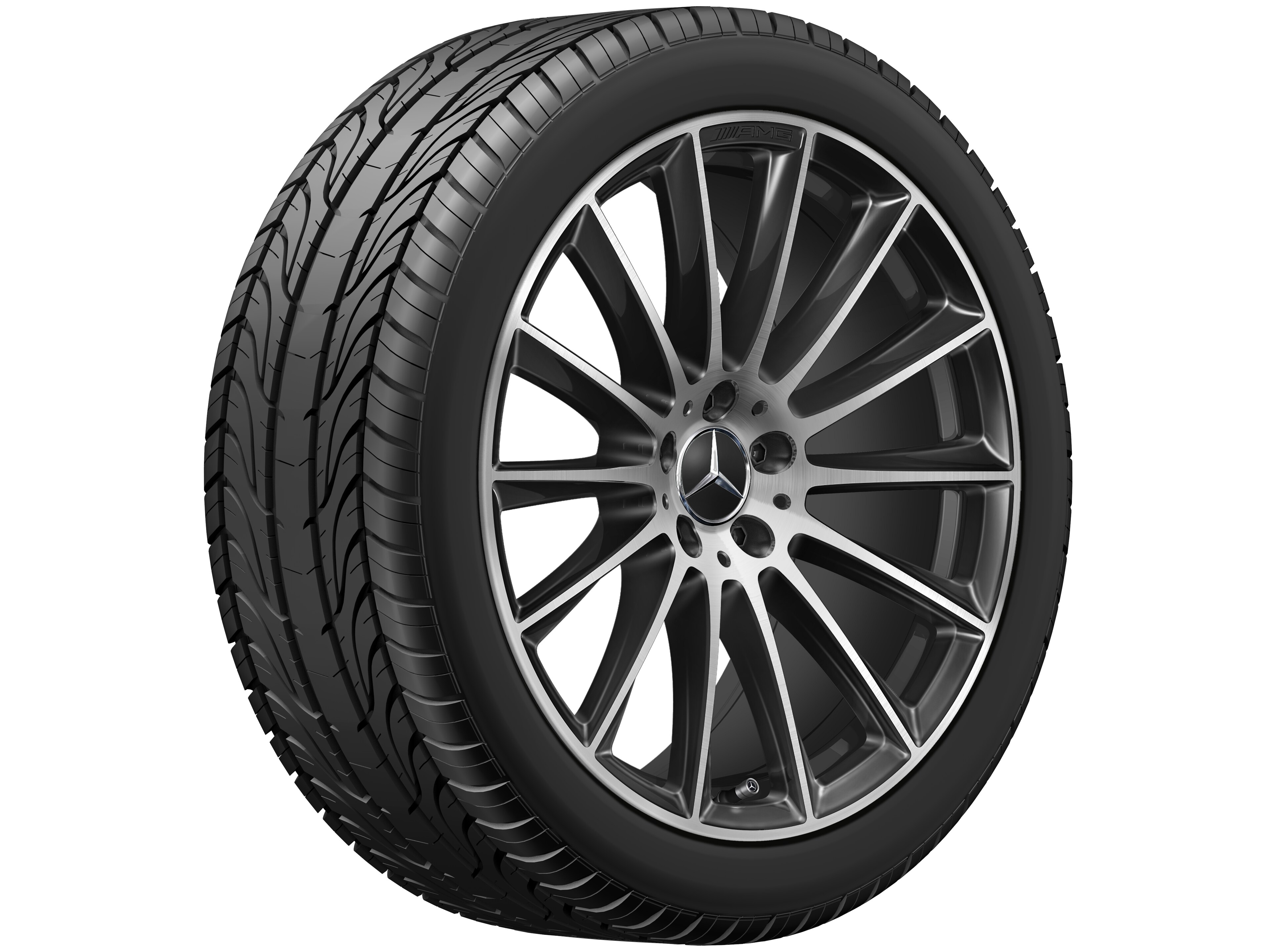 Janta aliaj Mercedes-AMG multi-spoke 5x112 10 J x 20 ET 48,1 S-Class W223, V223, Z223