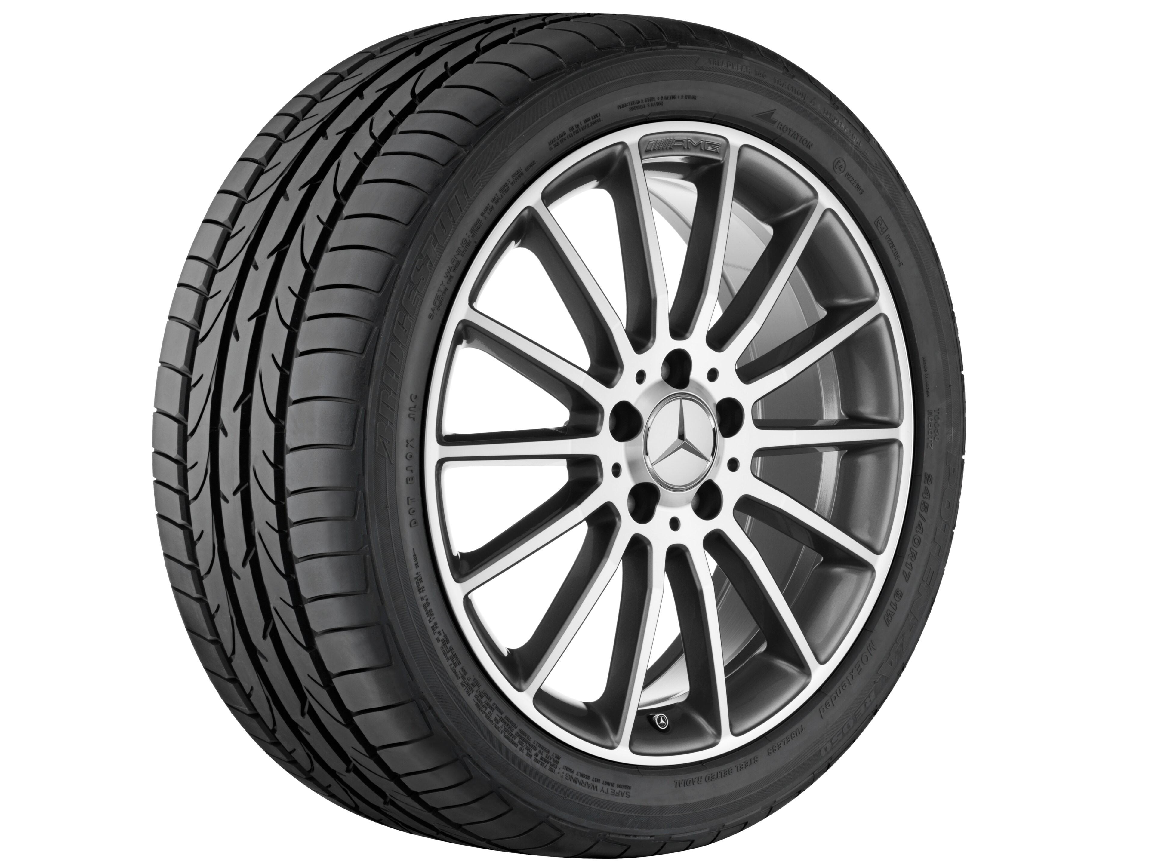 Janta aliaj Mercedes-AMG multi-spoke 5x112 7,5 J x 18 ET 52 A-Class, B-Class, CLA W176, C117, W246