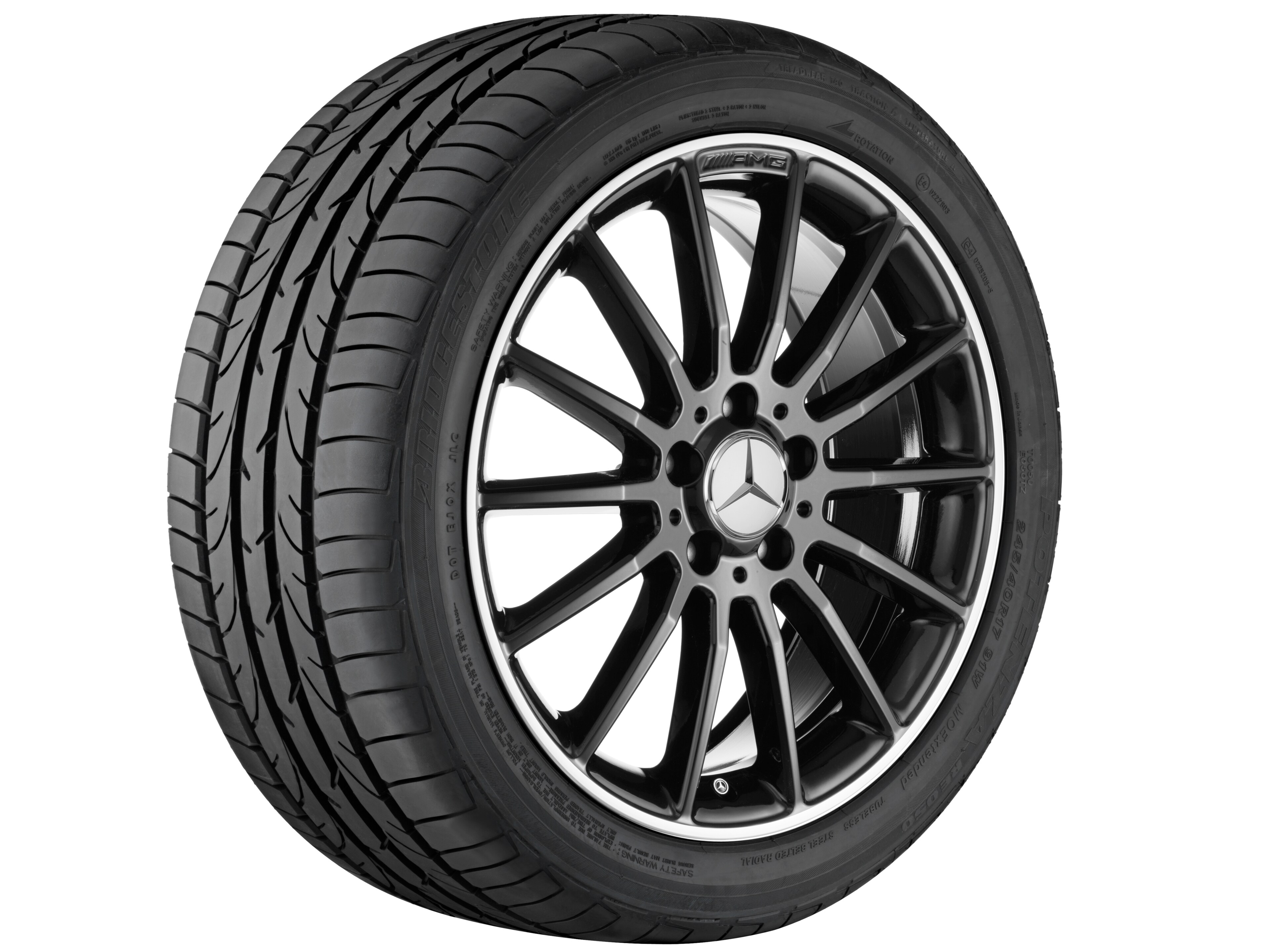 Janta aliaj Mercedes-AMG multi-spoke 5x112 7,5 J x 18 ET 52 A-Class, B-Class, CLA W176, C117, W246