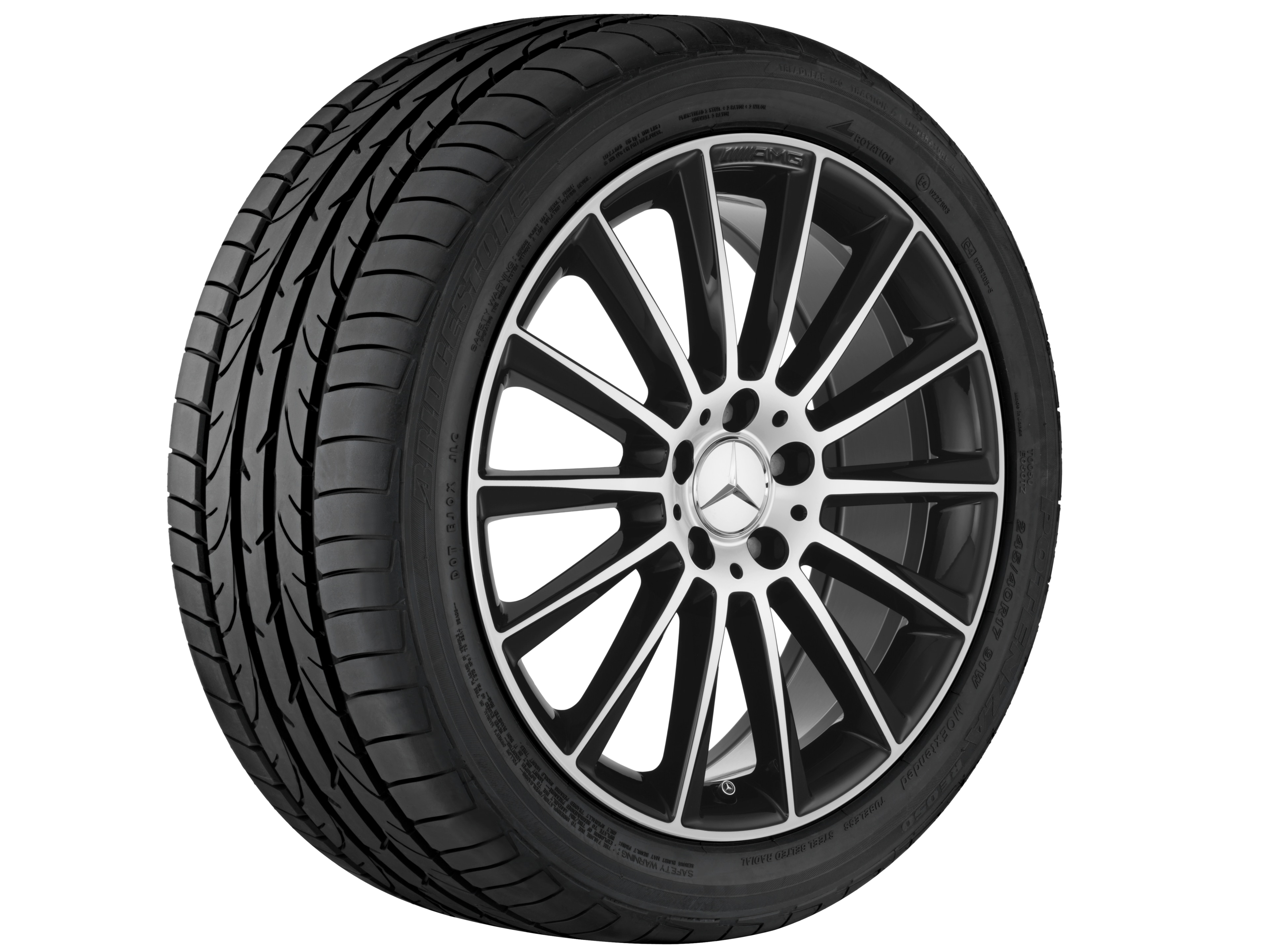 Janta aliaj Mercedes-AMG multi-spoke 5x112 7,5 J x 19 ET 44 C-Class W205, A205, S205, C205