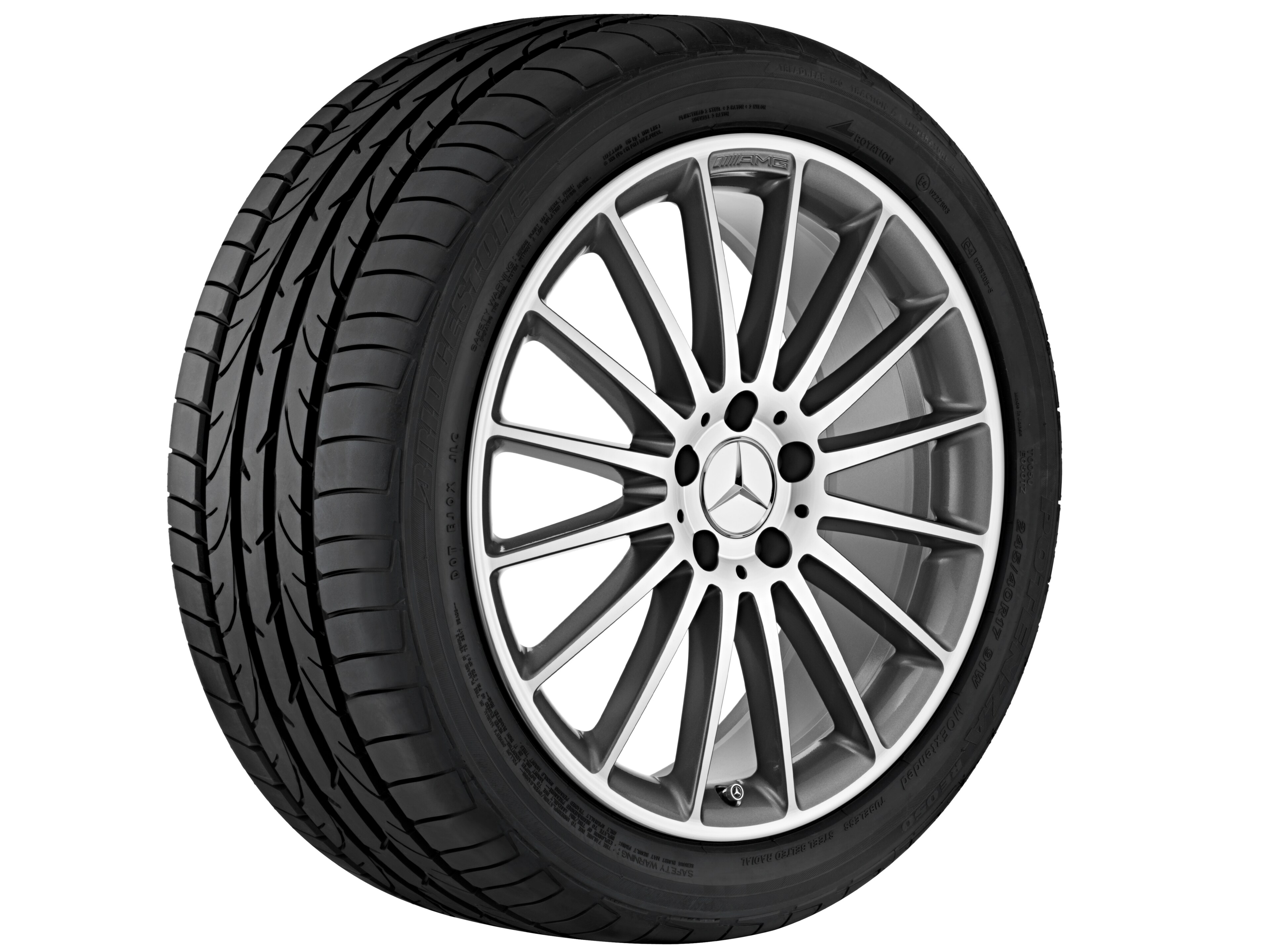 Janta aliaj Mercedes-AMG multi-spoke 5x112 8 J x 19 ET 48 A-Class, B-Class, CLA W176, C117, W246