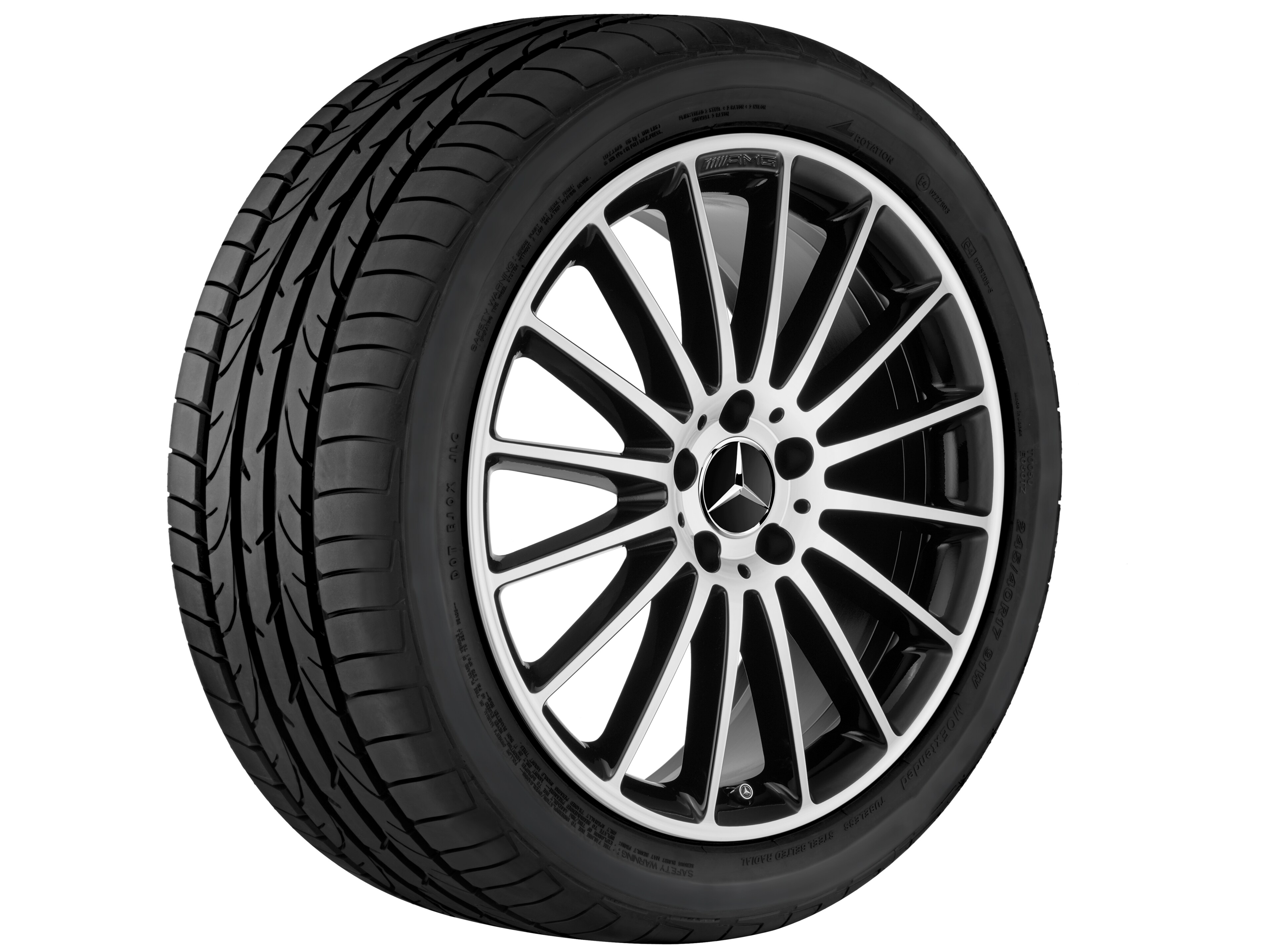 Janta aliaj Mercedes-AMG multi-spoke 5x112 8 J x 19 ET 48 A-Class, B-Class, CLA W176, C117, W246