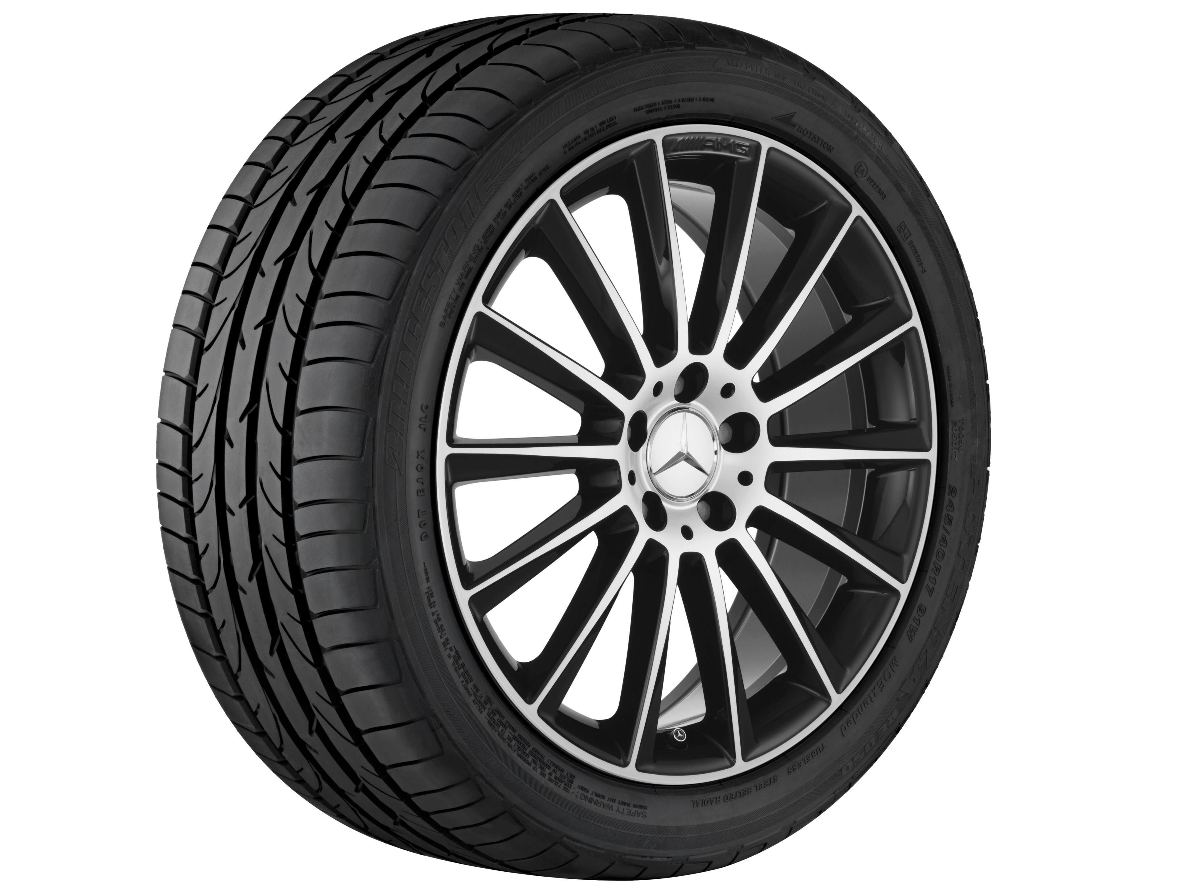 Janta aliaj Mercedes-AMG multi-spoke 5x112 8,5 J x 19 ET 52 C-Class W205, A205, S205, C205