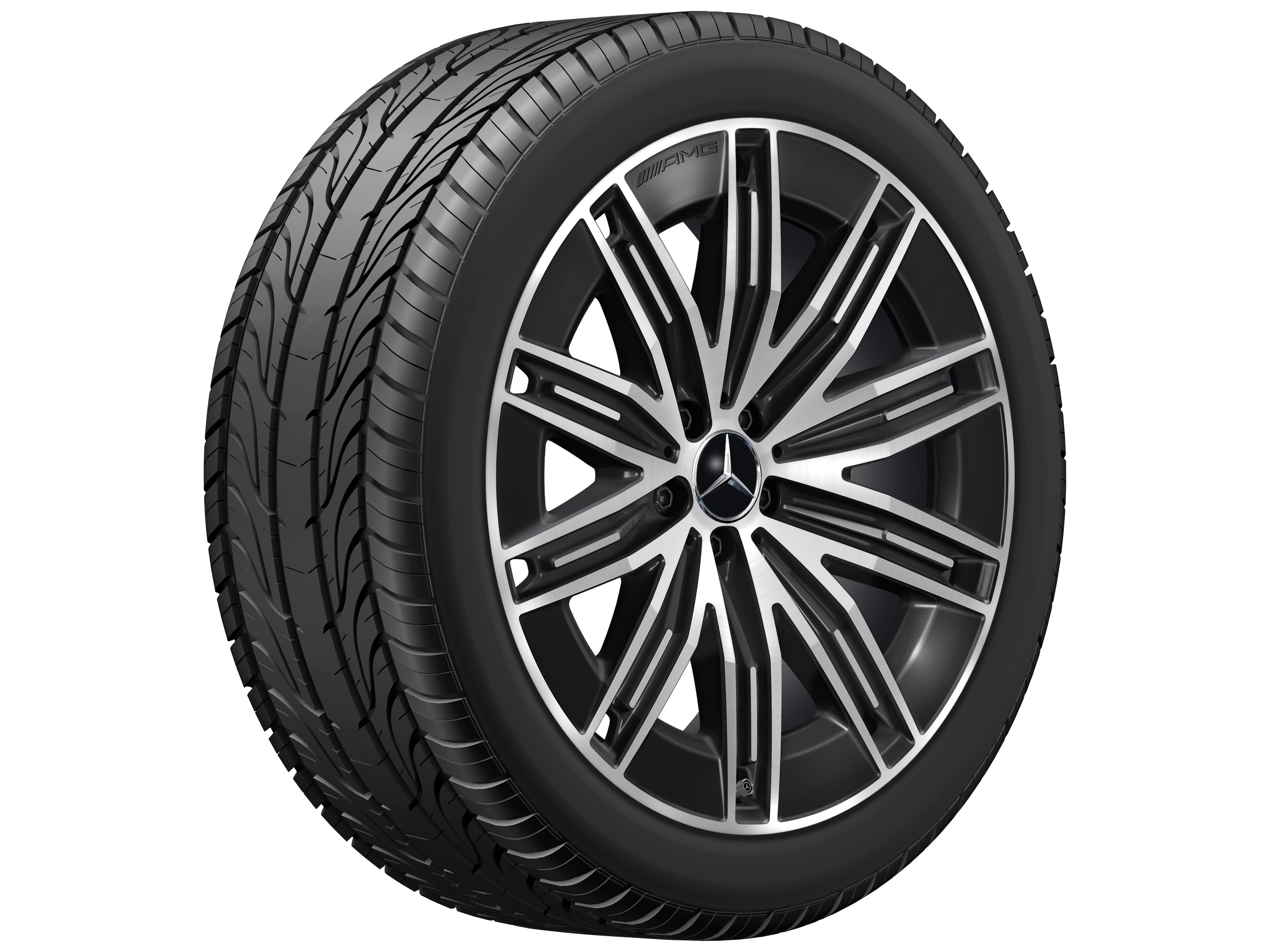 Janta aliaj Mercedes-AMG multi-spoke 5x112 9,5 J x 21 ET 30,1 EQS SUV, EQS Maybach Z296, X296