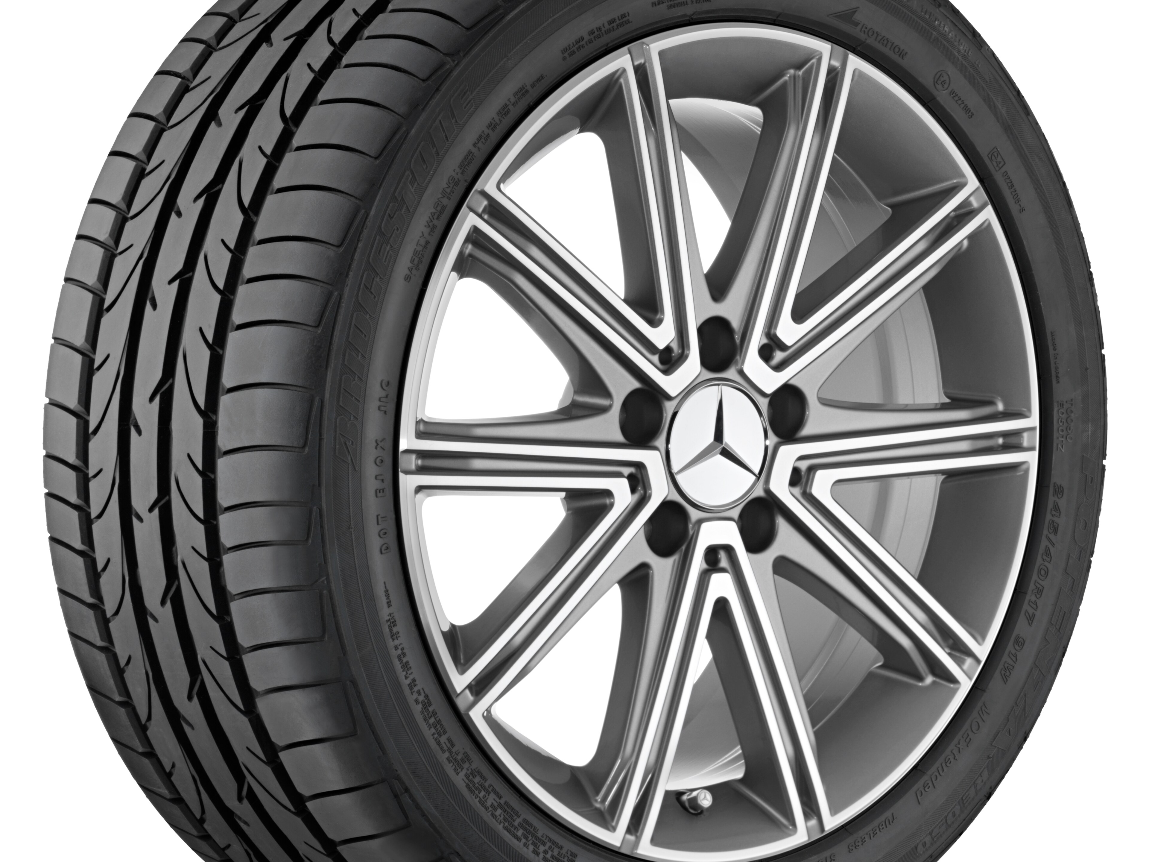 Janta aliaj Mercedes-Benz 10-spoke 5x112 7,5 J x 17 ET 42 SLK R172