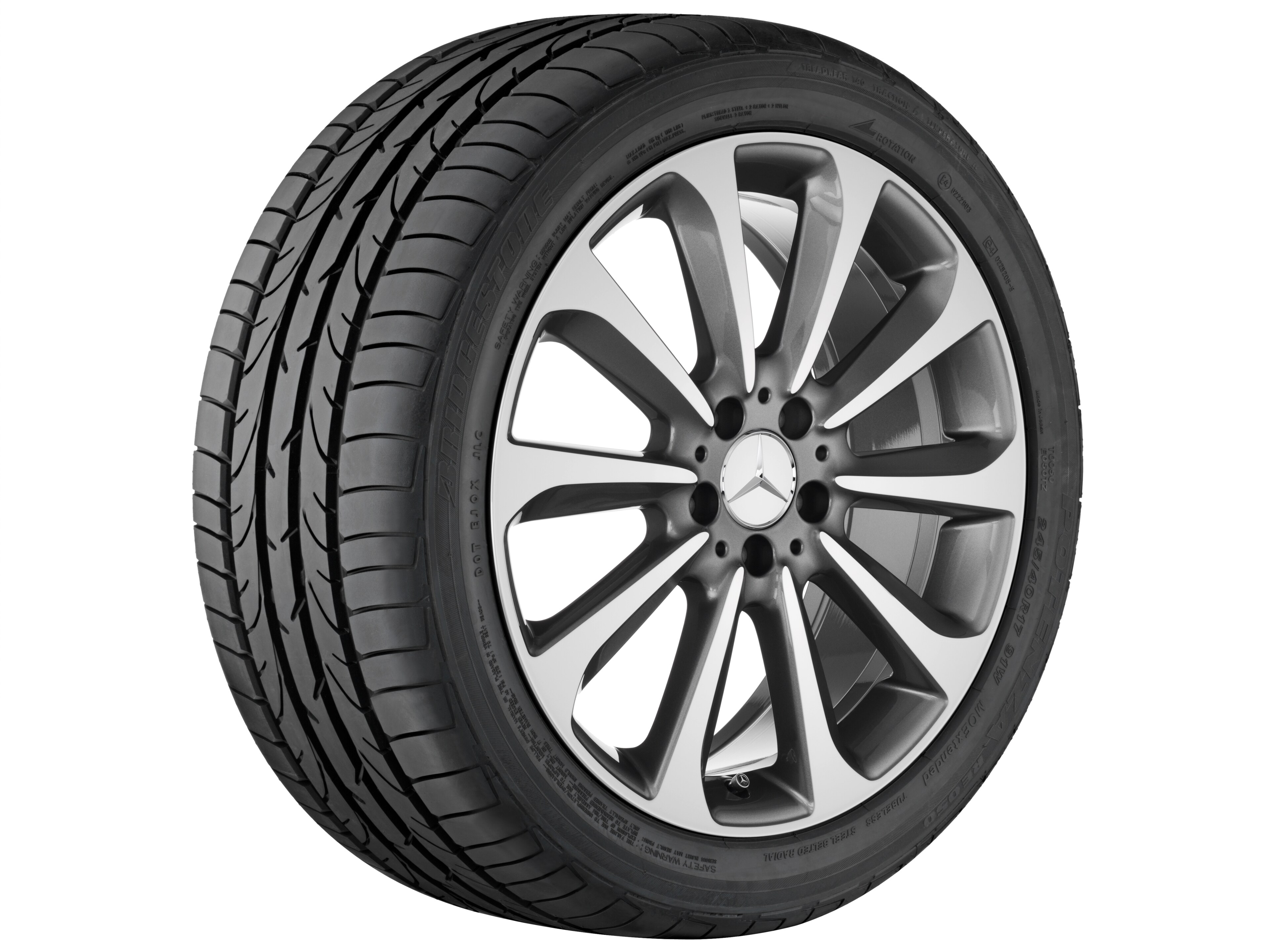 Janta aliaj Mercedes-Benz 10-spoke 5x112 7,5 J x 19 ET 44 C-Class W205, A205, S205, C205