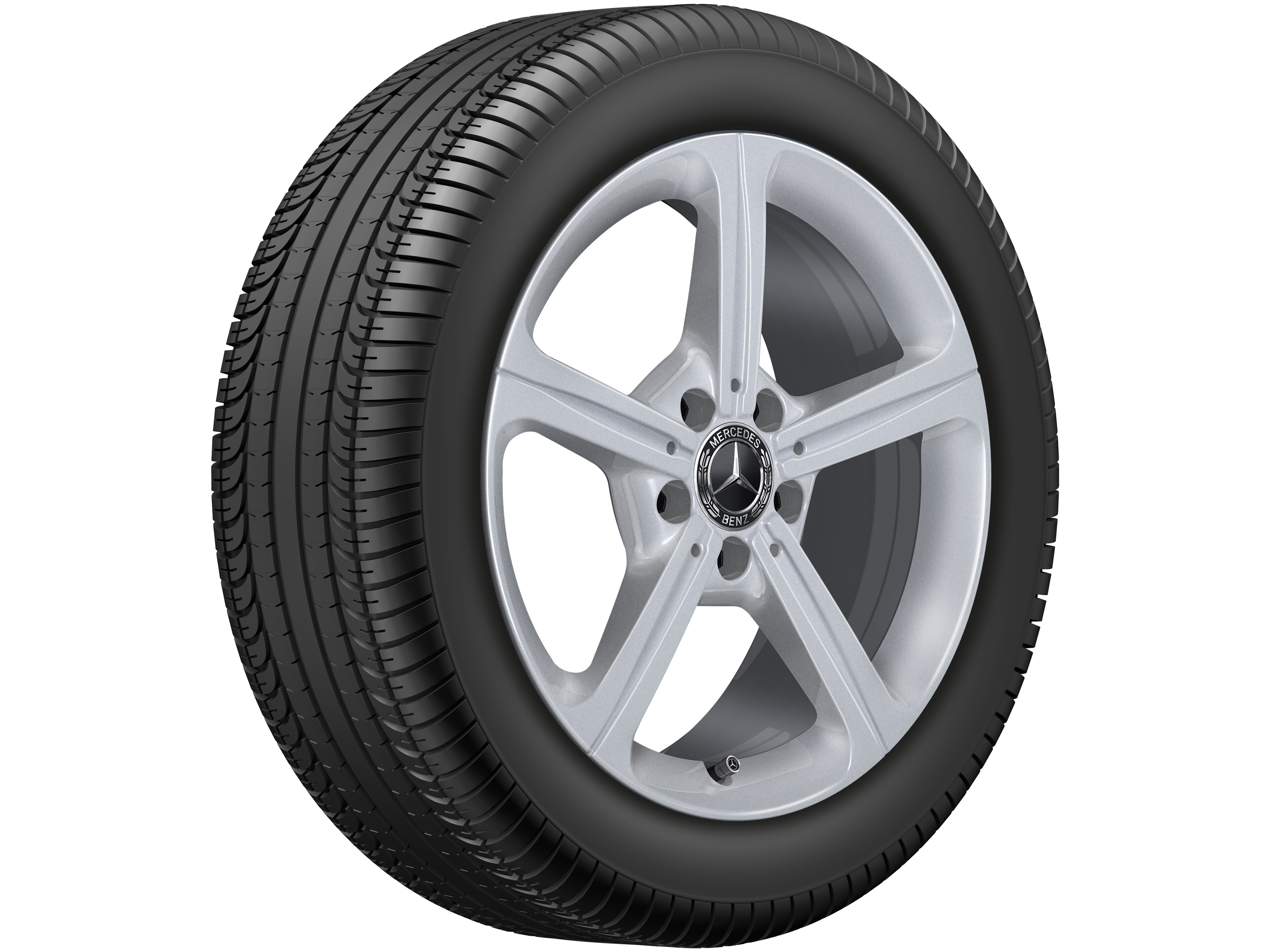 Janta aliaj Mercedes-Benz 5-spoke 5x112 6,5 J x 17 ET 44 A-Class, B-Class, CLA W177, C118, H247