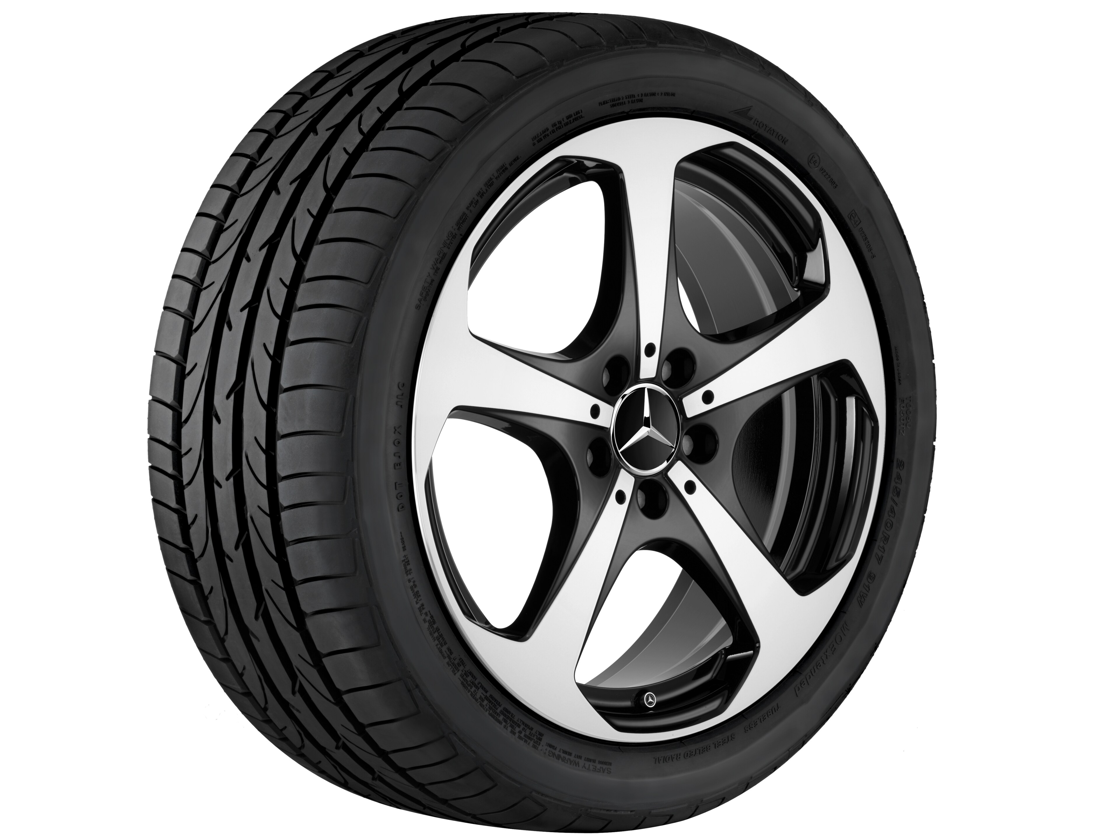 Janta aliaj Mercedes-Benz 5-spoke 5x112 7,5 J x 18 ET 44 C-Class W205, A205, S205, C205