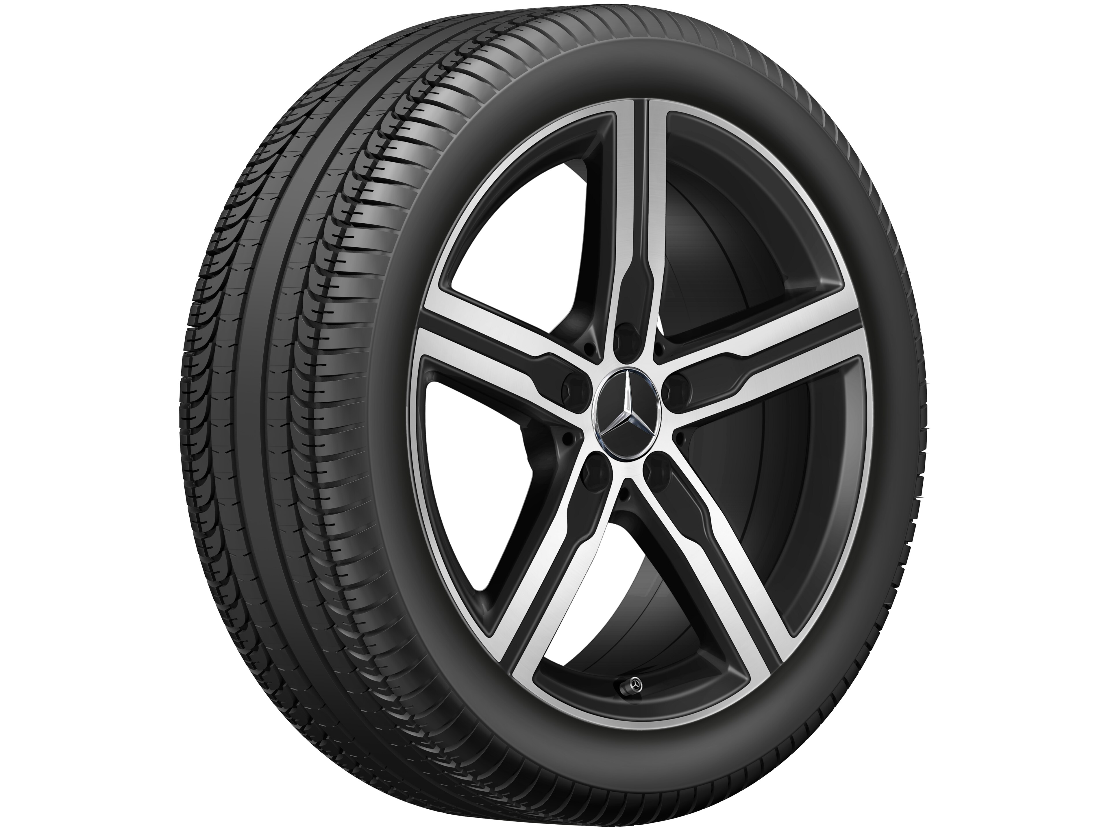 Janta aliaj Mercedes-Benz 5-spoke 5x112 7,5 J x 18 ET 49 A-Class, B-Class, CLA W177, W247, C118, X118