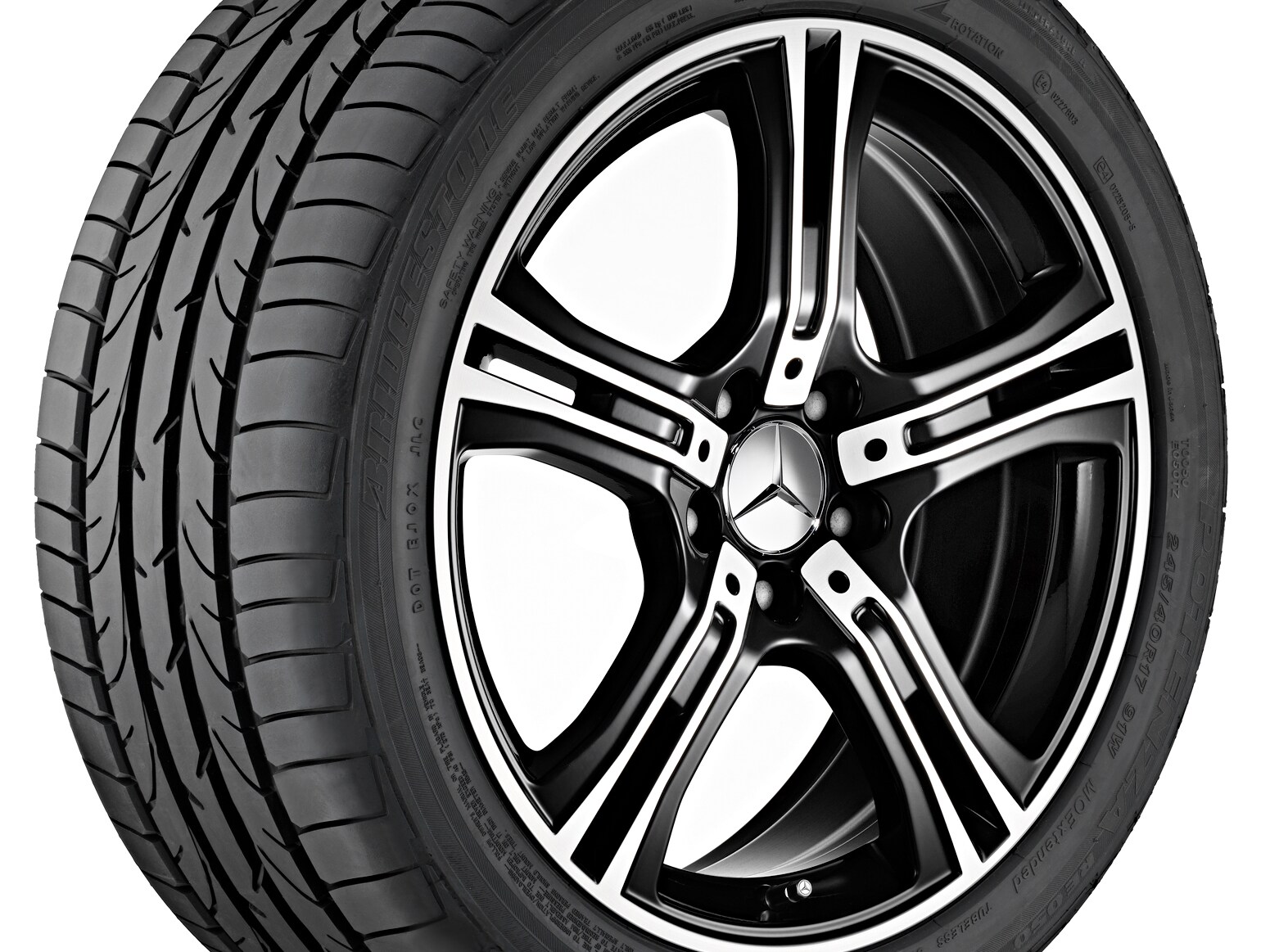 Janta aliaj Mercedes-Benz 5-spoke 5x112 8 J x 18 ET 45 E-Class A207, C207