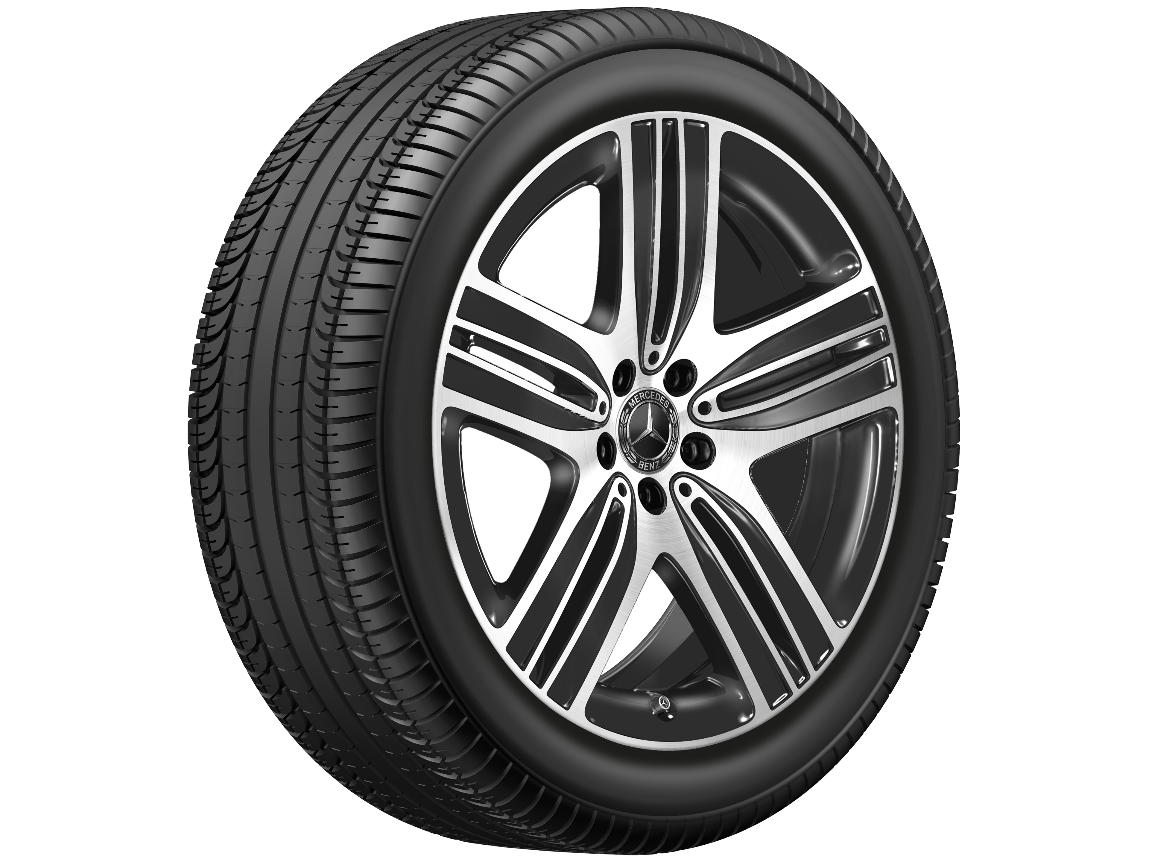 Janta aliaj Mercedes-Benz 5-spoke 5x112 8,5 J x 20 ET 30 EQC, GLC Cross-Country N253, N293