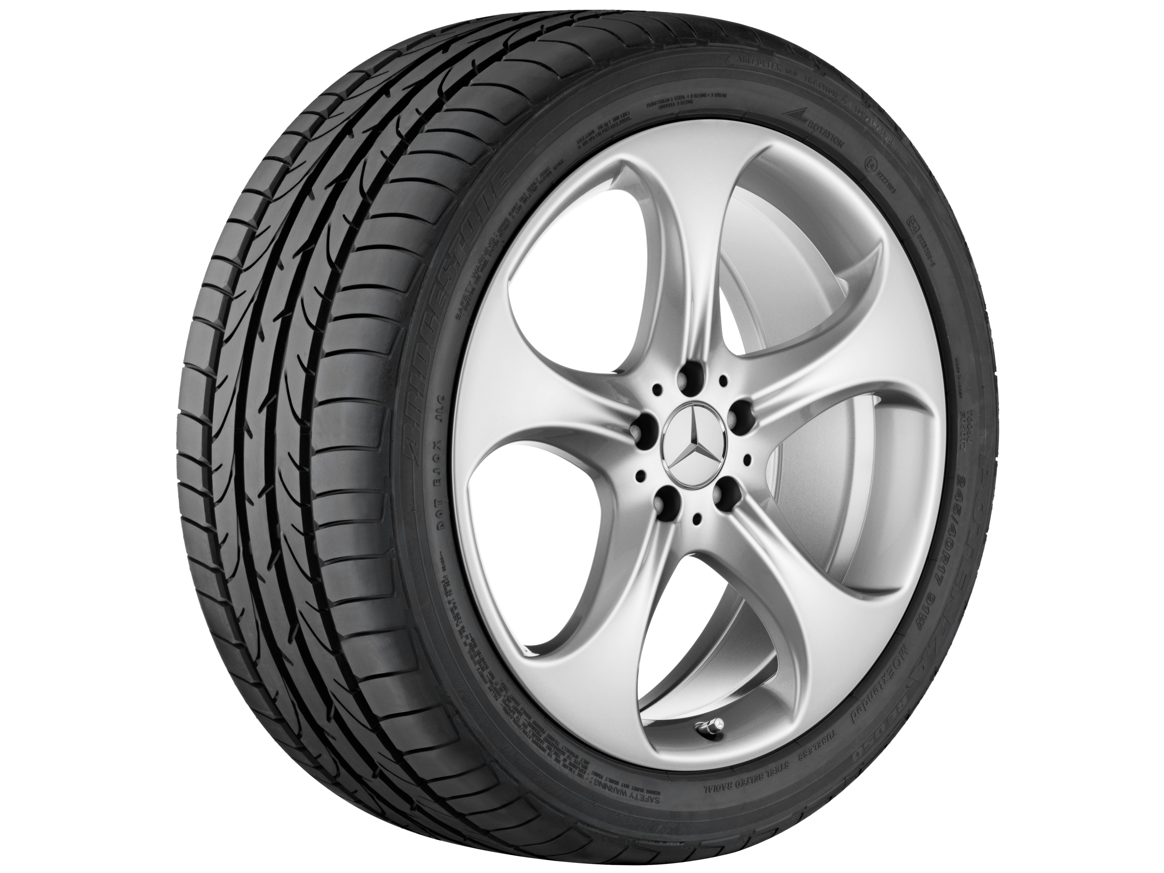 Janta aliaj Mercedes-Benz 5-spoke 5x112 8,5 J x 20 ET 36,5 S-Class W222, V222, C217, A217