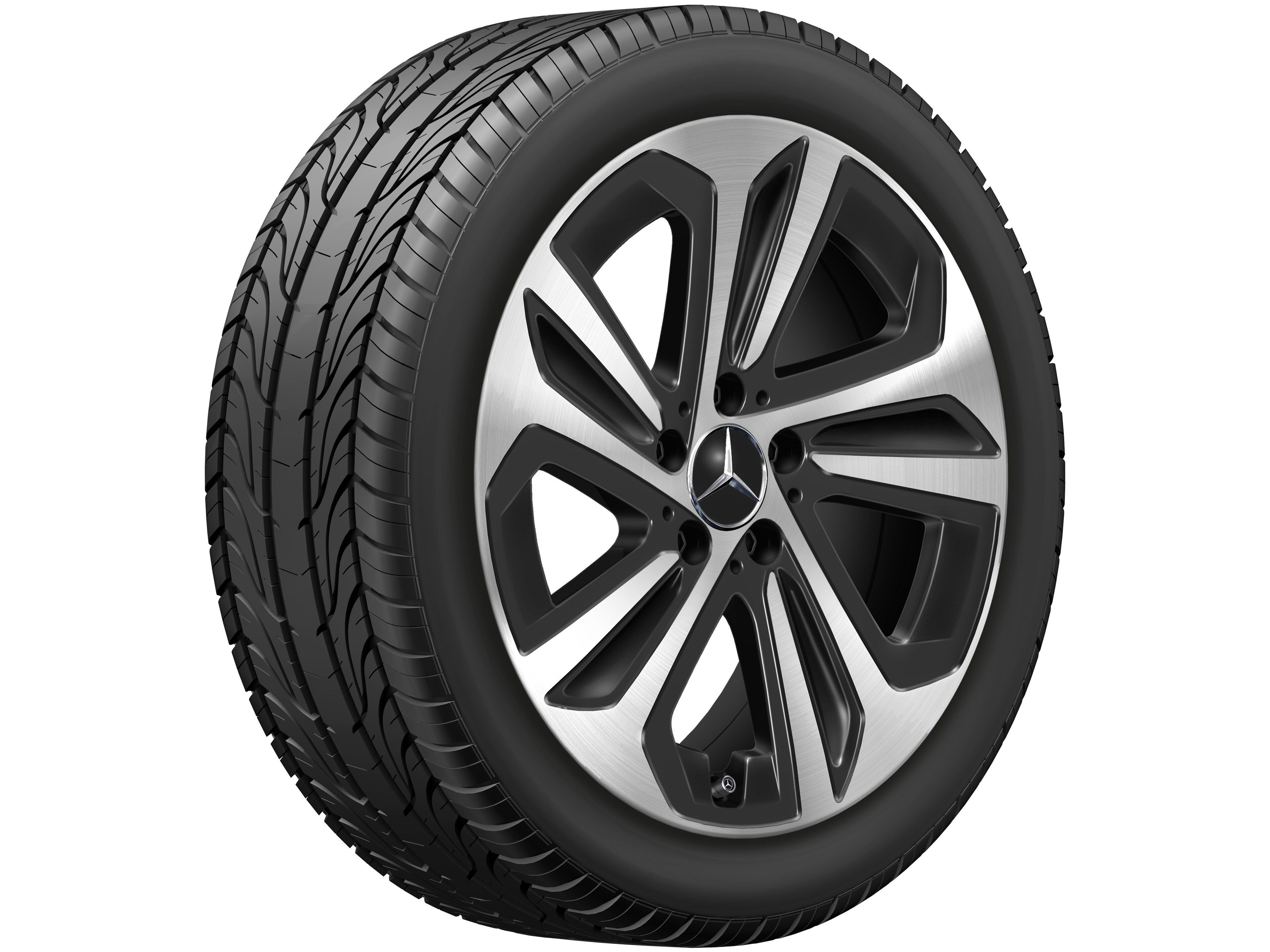 Janta aliaj Mercedes-Benz 5-spoke Aero 5x112 7,5 J x 18 ET 49 A-Class, B-Class, CLA W177, W247, C118, X118