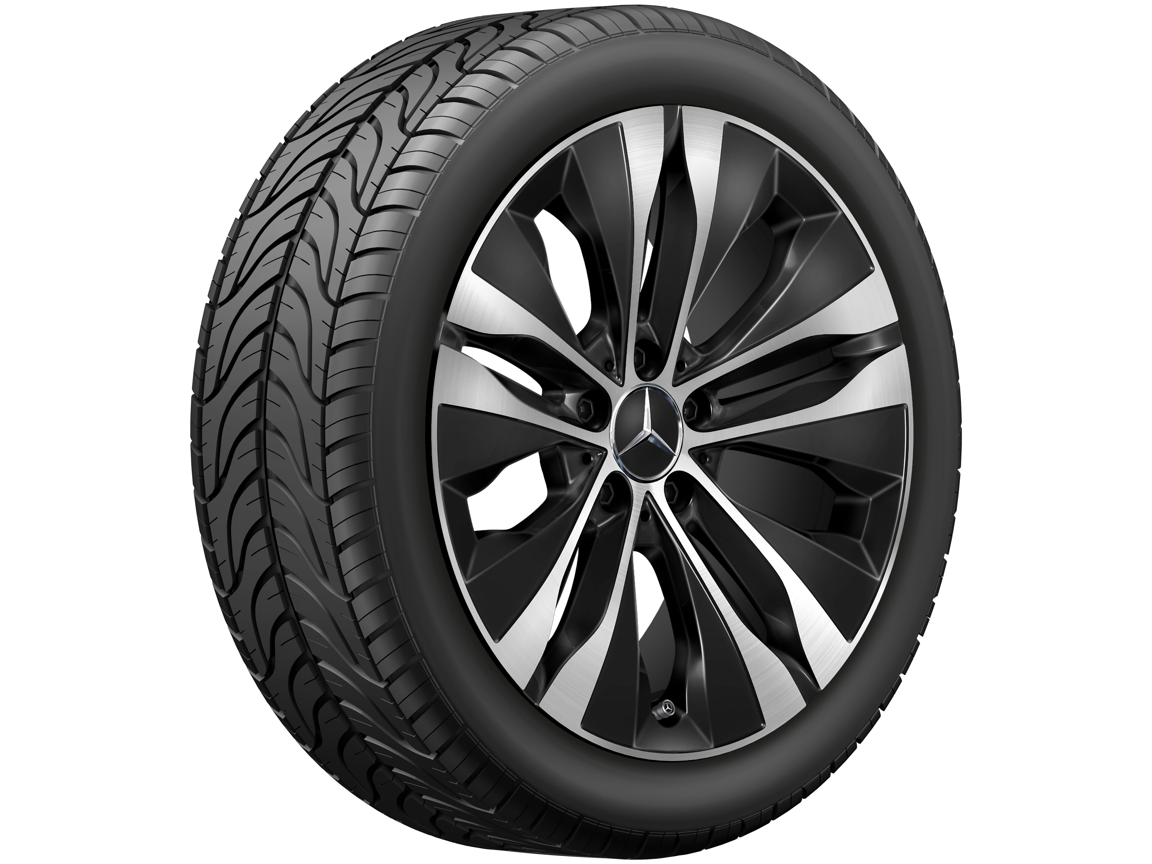 Janta aliaj Mercedes-Benz 5-spoke Aero 5x112 8,5 J x 18 ET 52 C-Class W206, S206, V206