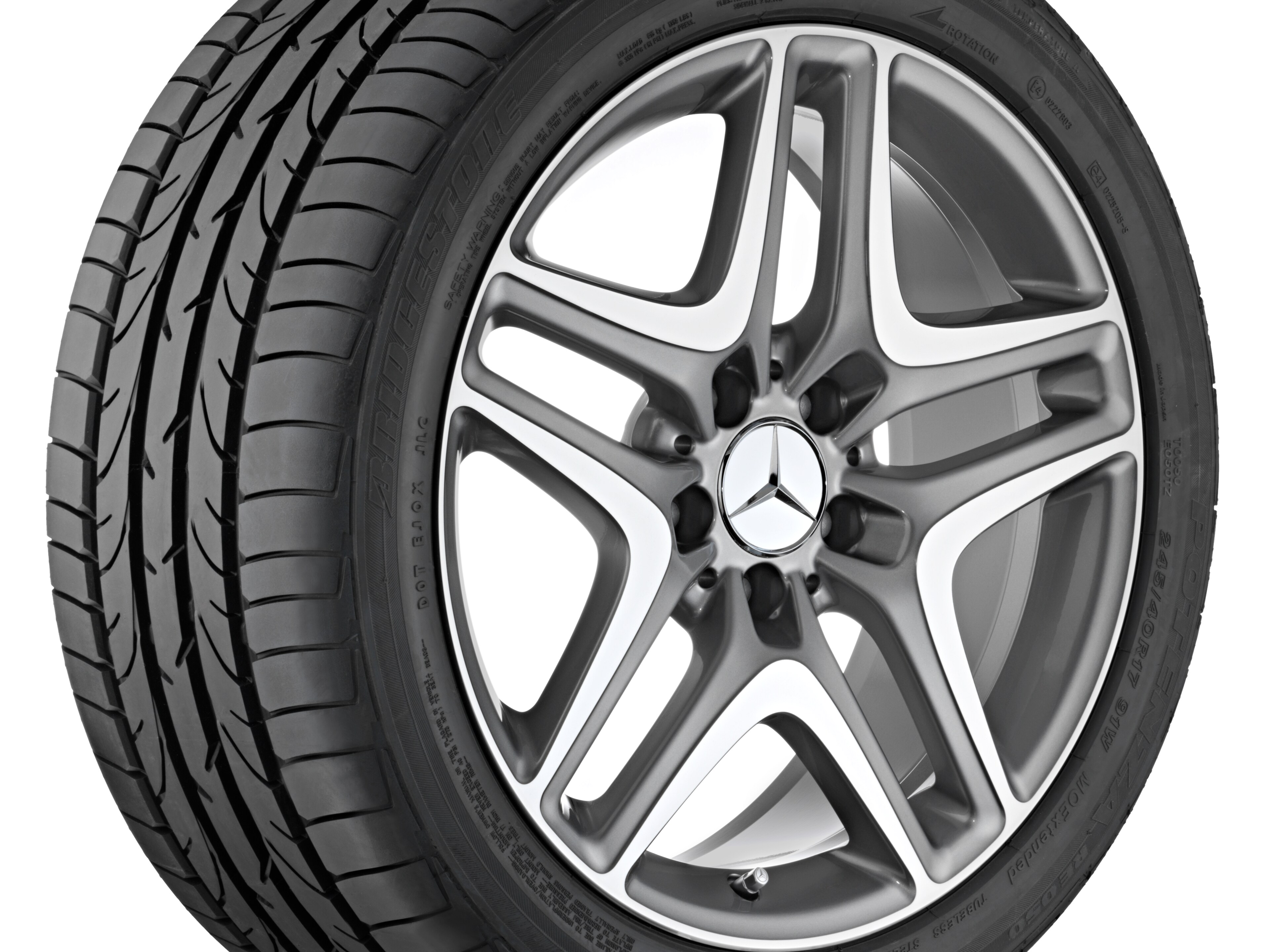 Janta aliaj Mercedes-Benz 5-twin-spoke 5x112 7,5 J x 18 ET 42 SLK R172