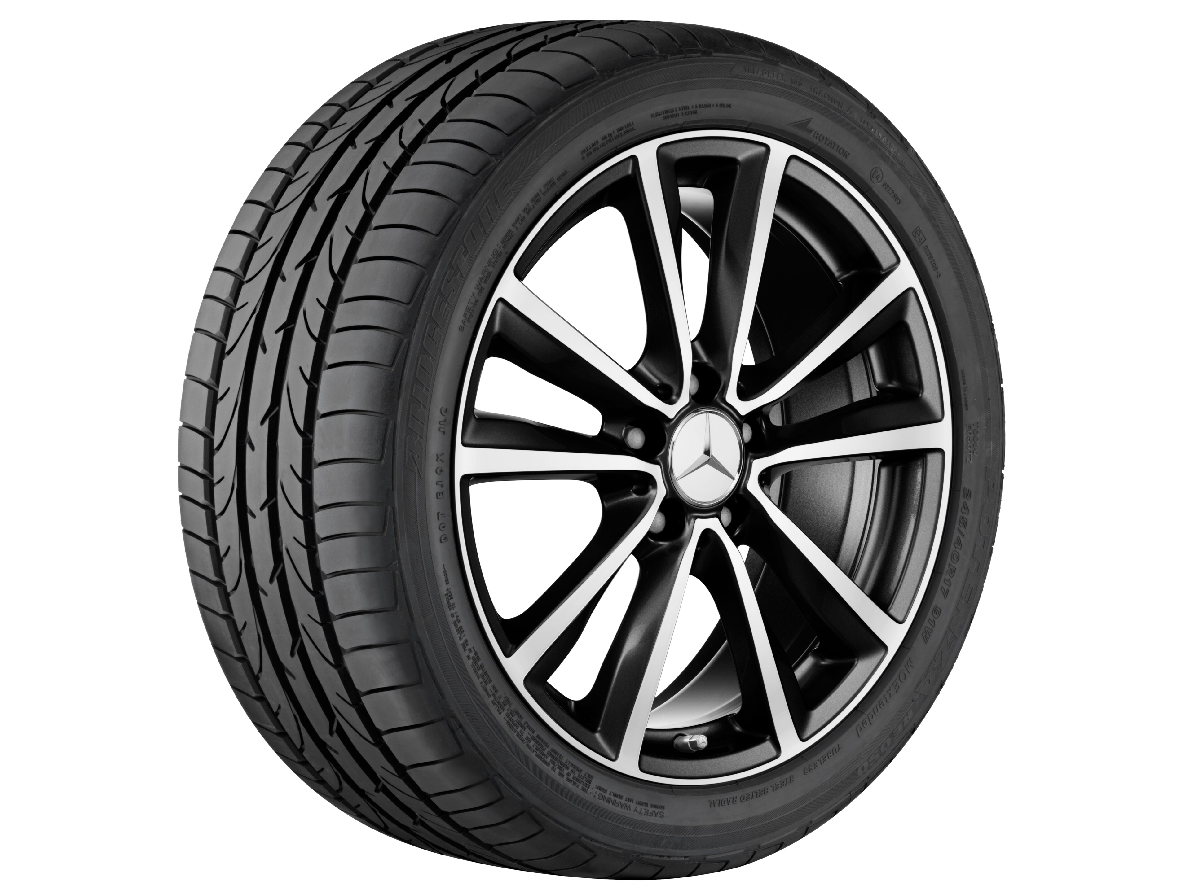 Janta aliaj Mercedes-Benz 5-twin-spoke 5x112 7,5 J x 18 ET 52 A-Class, B-Class, CLA W176, C117, W246