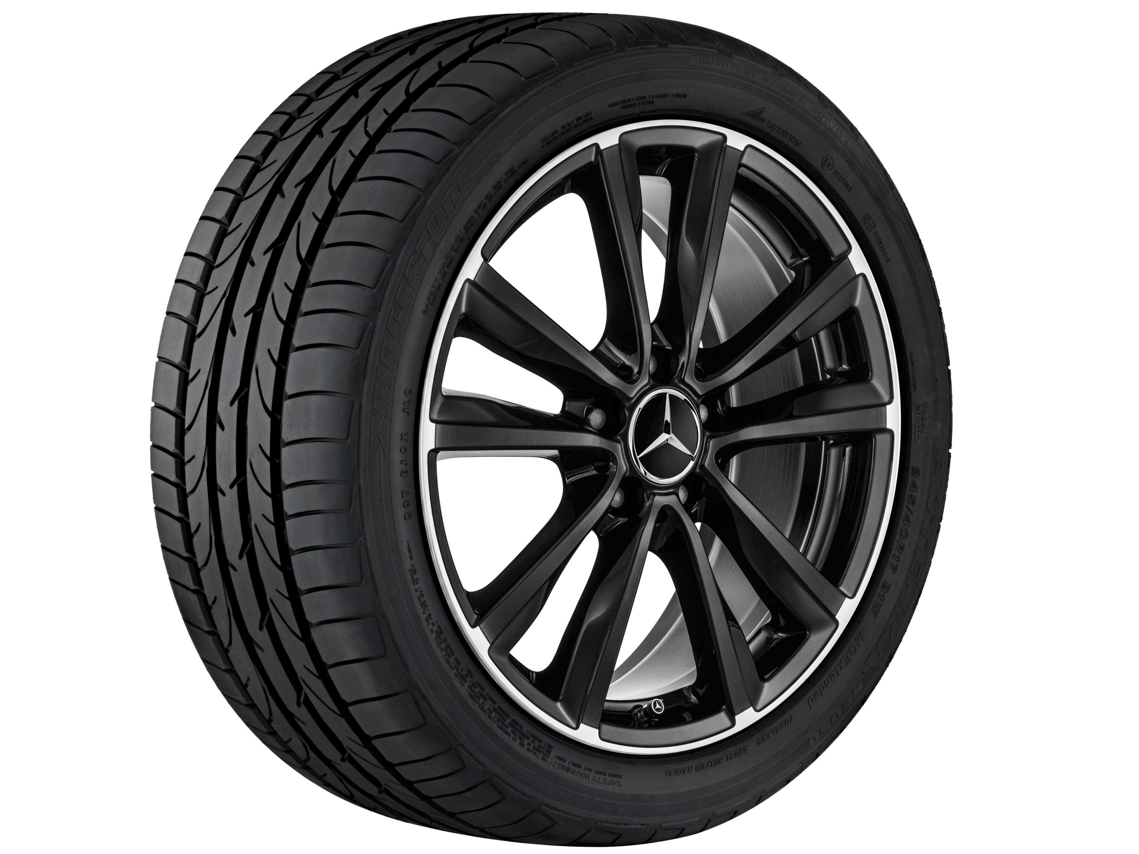 Janta aliaj Mercedes-Benz 5-twin-spoke 5x112 7,5 J x 18 ET 52 A-Class, B-Class, CLA W176, C117, W246