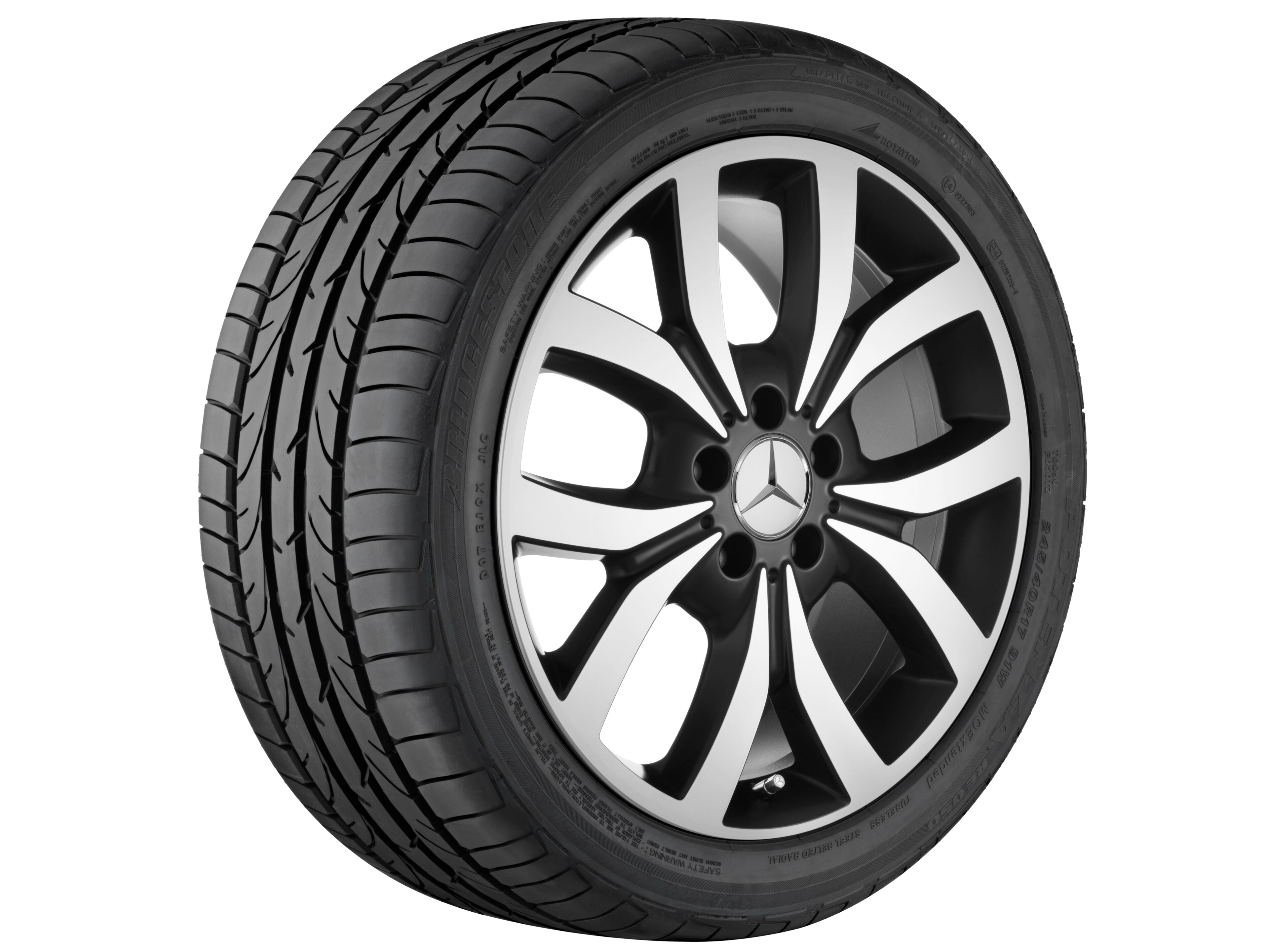 Janta aliaj Mercedes-Benz 5-twin-spoke 5x112 7,5 J x 18 ET 52 A-Class, B-Class, CLA W176, C117, W246