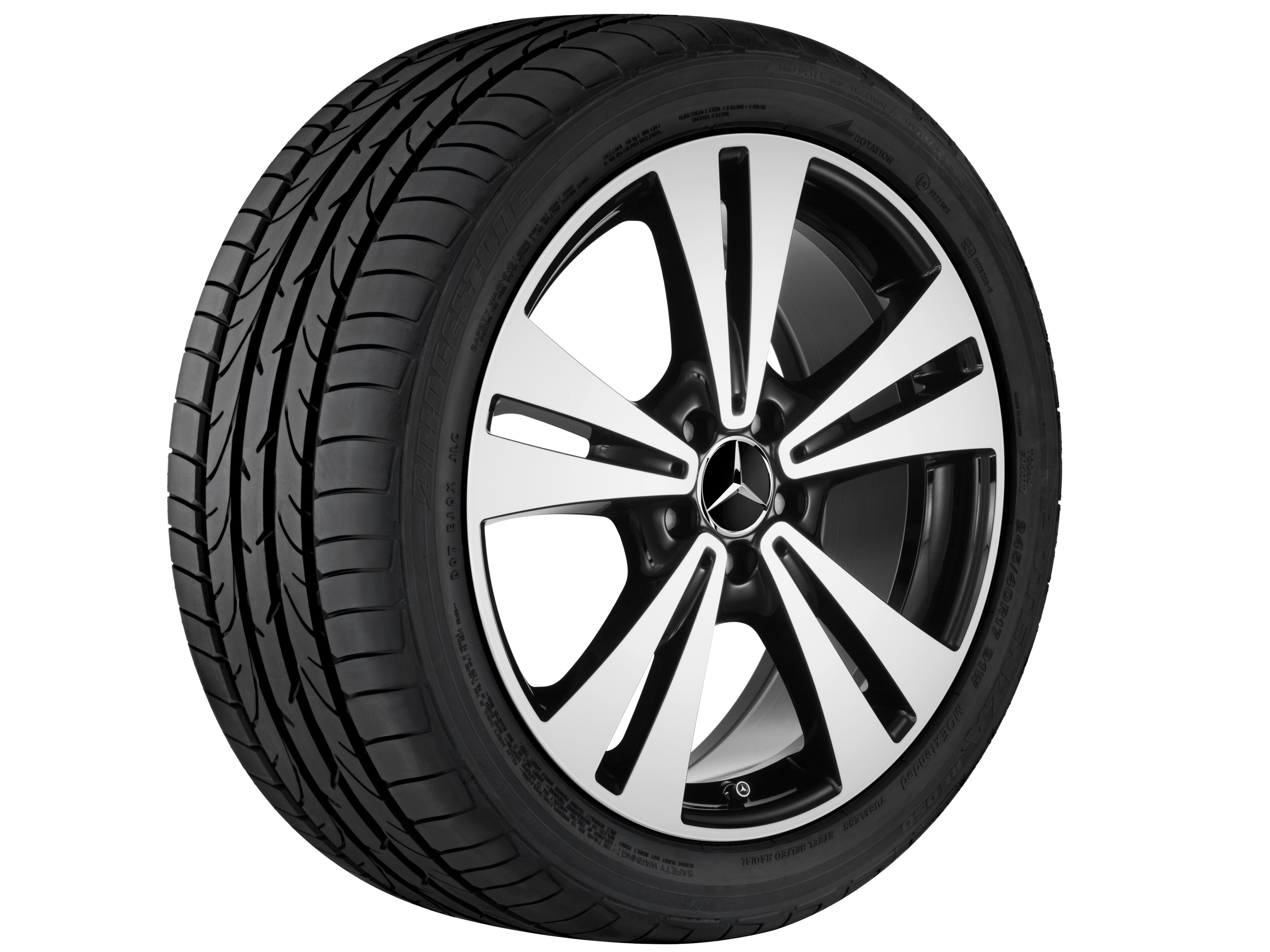 Janta aliaj Mercedes-Benz 5-twin-spoke 5x112 7,5 J x 19 ET 44 C-Class W205, A205, S205, C205