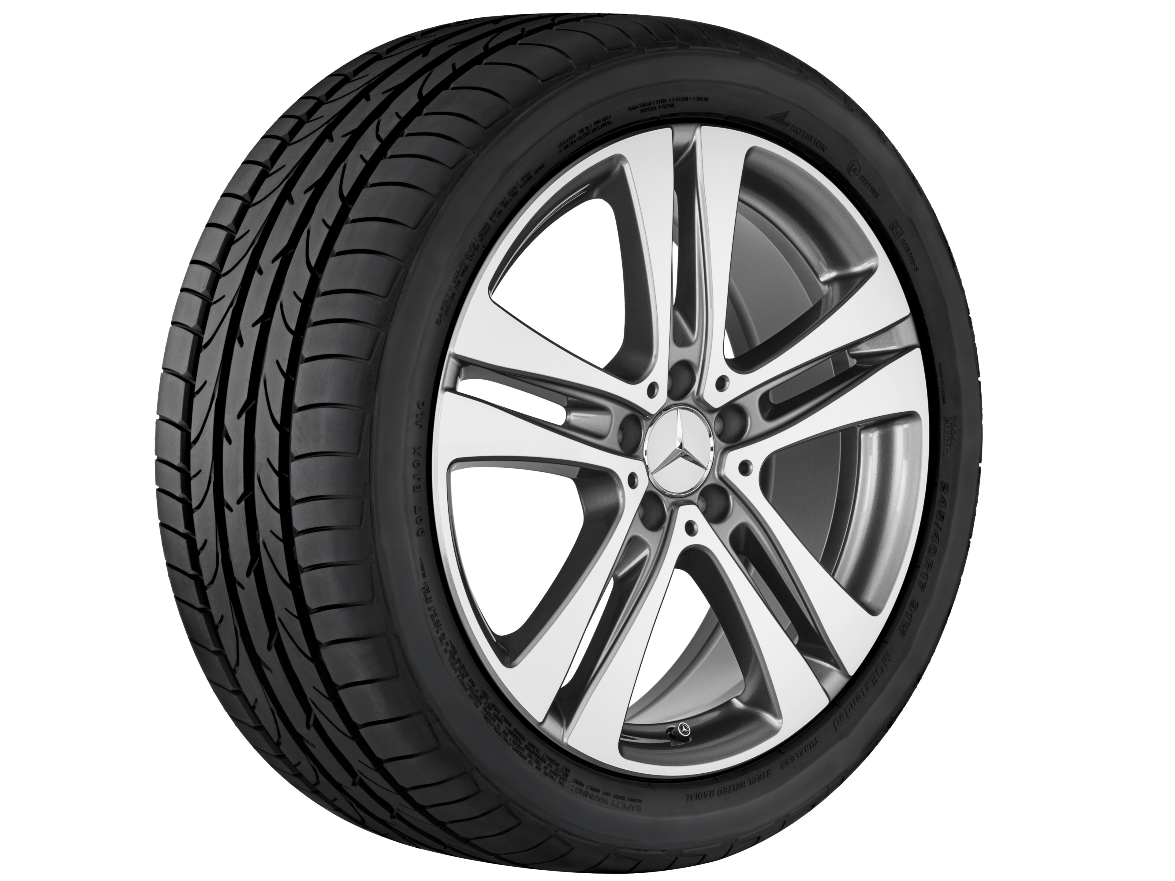 Janta aliaj Mercedes-Benz 5-twin-spoke 5x112 7,5 J x 19 ET 44 C-Class W205, A205, S205, C205