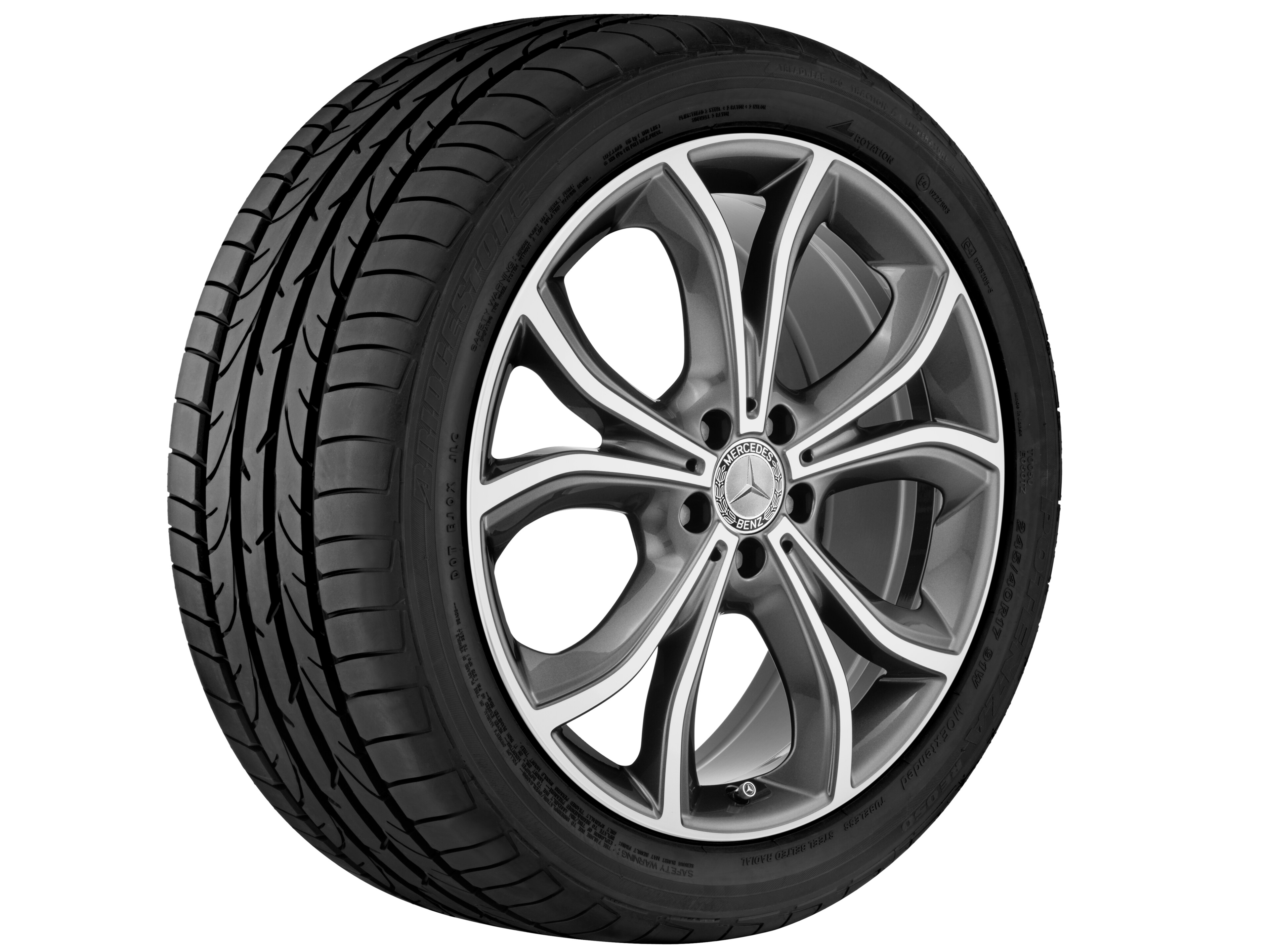 Janta aliaj Mercedes-Benz 5-twin-spoke 5x112 8 J x 20 ET 43 E-Class W213, S213, A238, C238