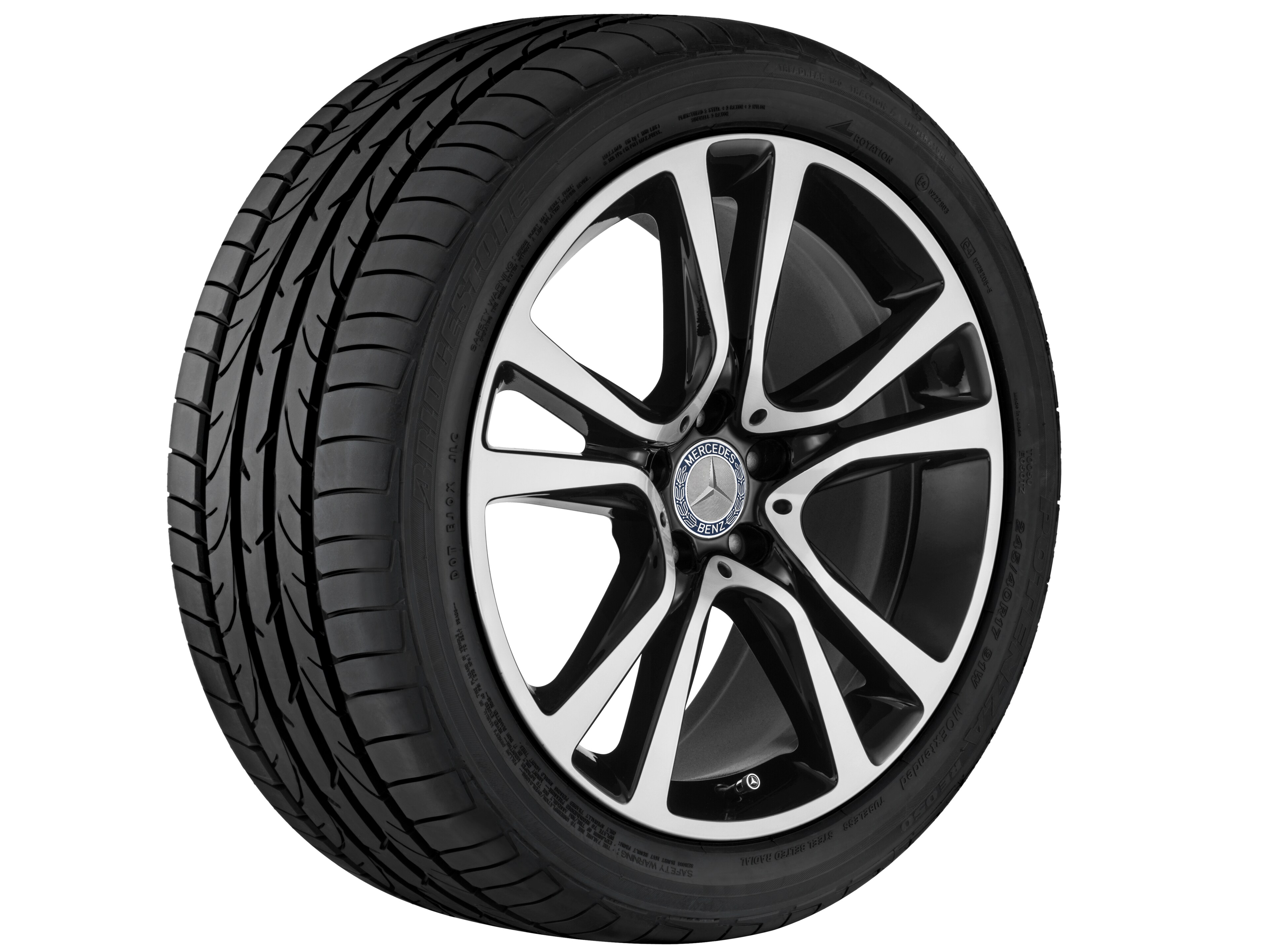 Janta aliaj Mercedes-Benz 5-twin-spoke 5x112 9,5 J x 19 ET 48 E-Class W212, S212, V212