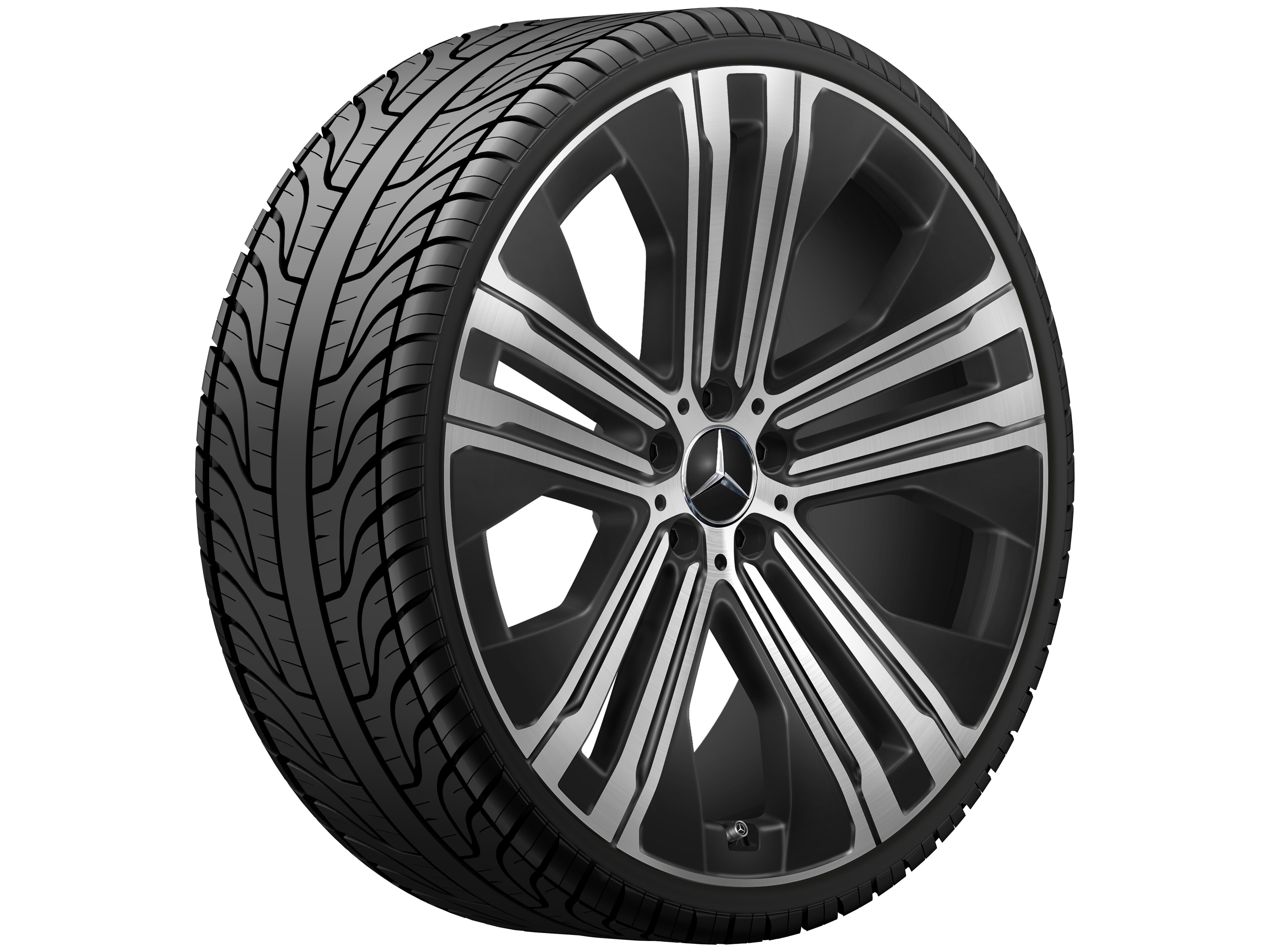 Janta aliaj Mercedes-Benz 5-twin-spoke 5x112 9,5 J x 22 ET 41,5 EQS V297