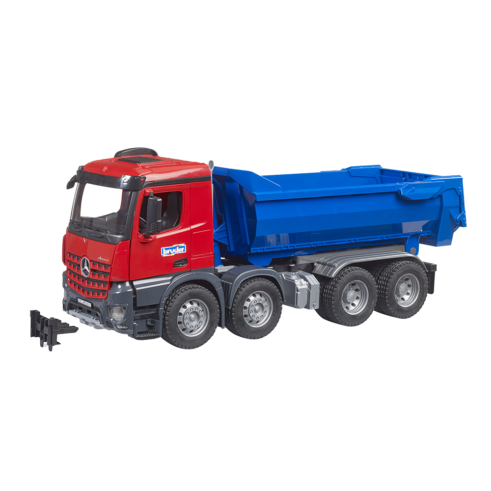 Macheta basculanta Actros Mercedes-Benz Trucks, rosu, 1:16