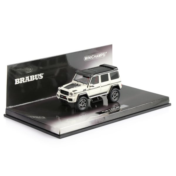 Macheta  BRABUS 500 G500 4x4², Alb, 1:43