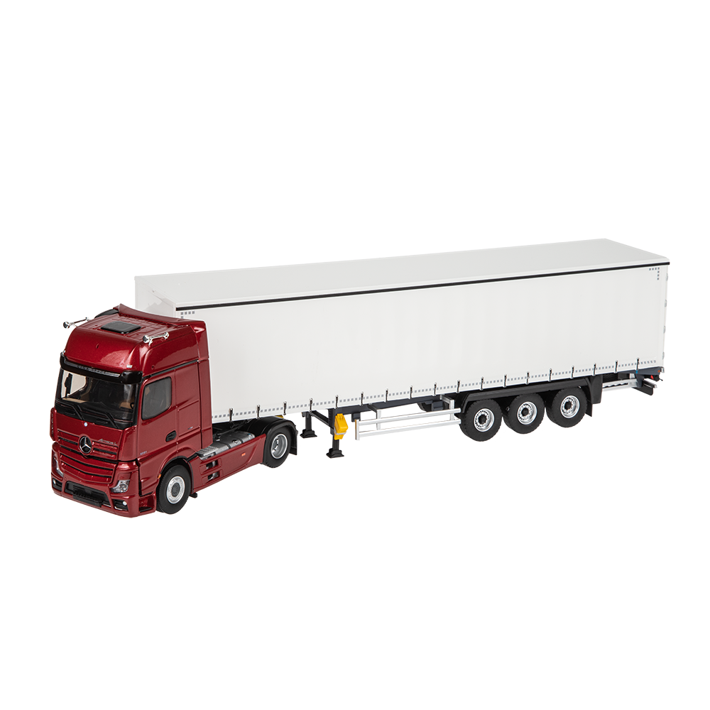 Macheta camion Actros 5 Bigspace Mercedes-Benz Trucks, rosu, 1:43