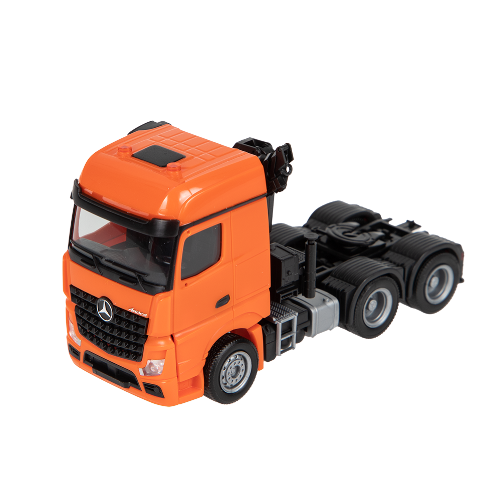 Macheta camion Arocs Mercedes-Benz Trucks, portocaliu, 1:87