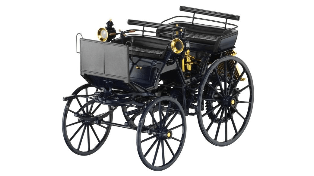 Macheta Daimler Motor (1886), Albastru, 1:18