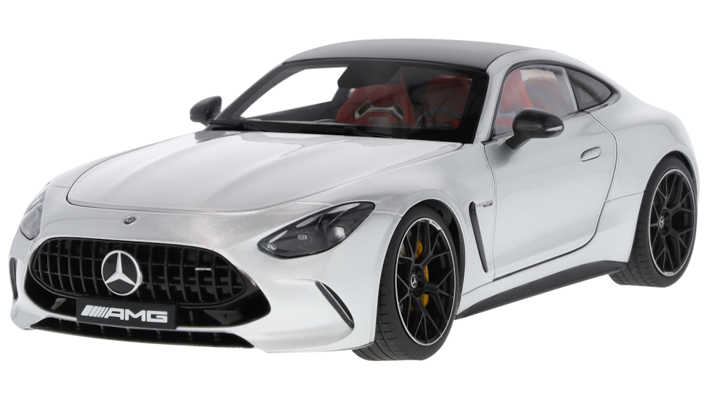 Macheta Mercedes-AMG GT63 C193, argintiu, 1:18