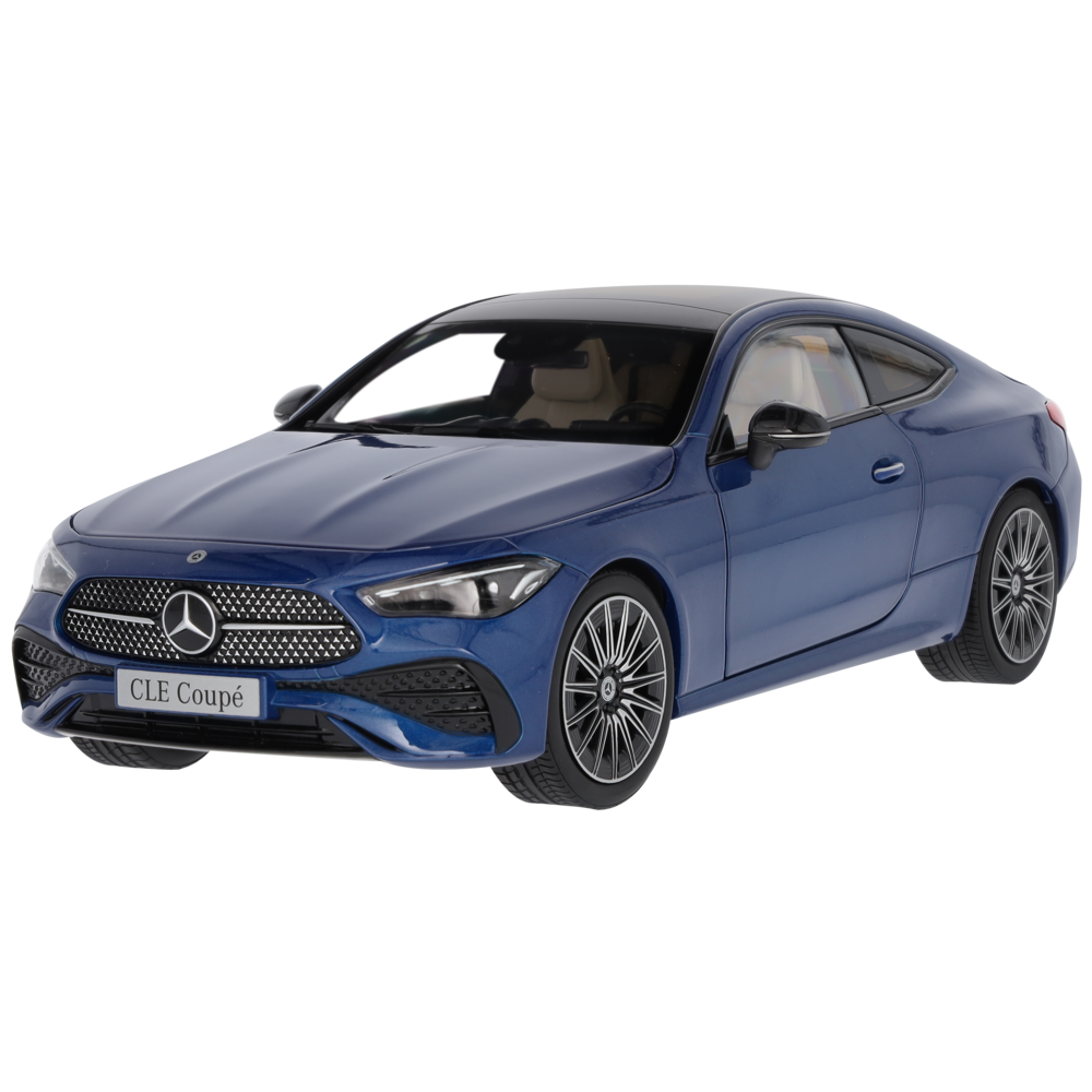 Macheta Mercedes-Benz CLE Coupe, AMG Line, C236, albastru, 1:18